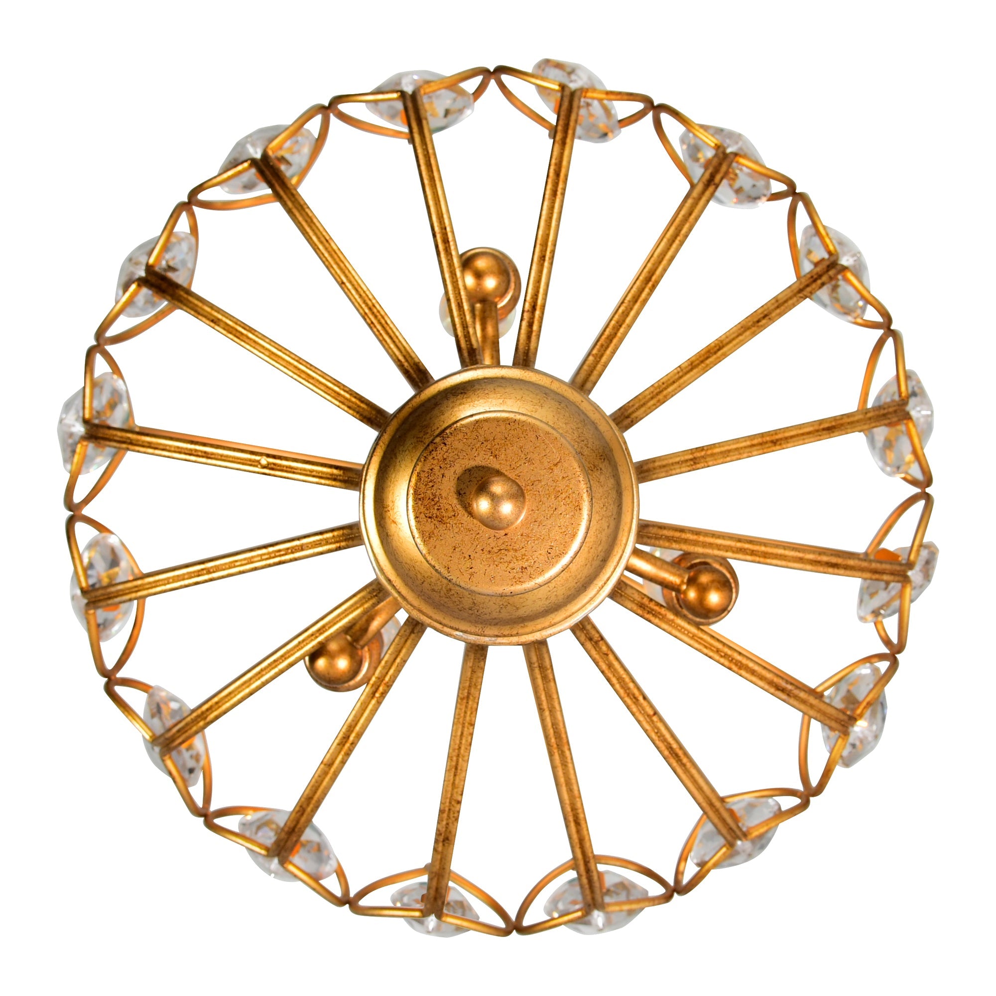 Altair 3 Light Antique Bronze Chandelier - CWI Lighting