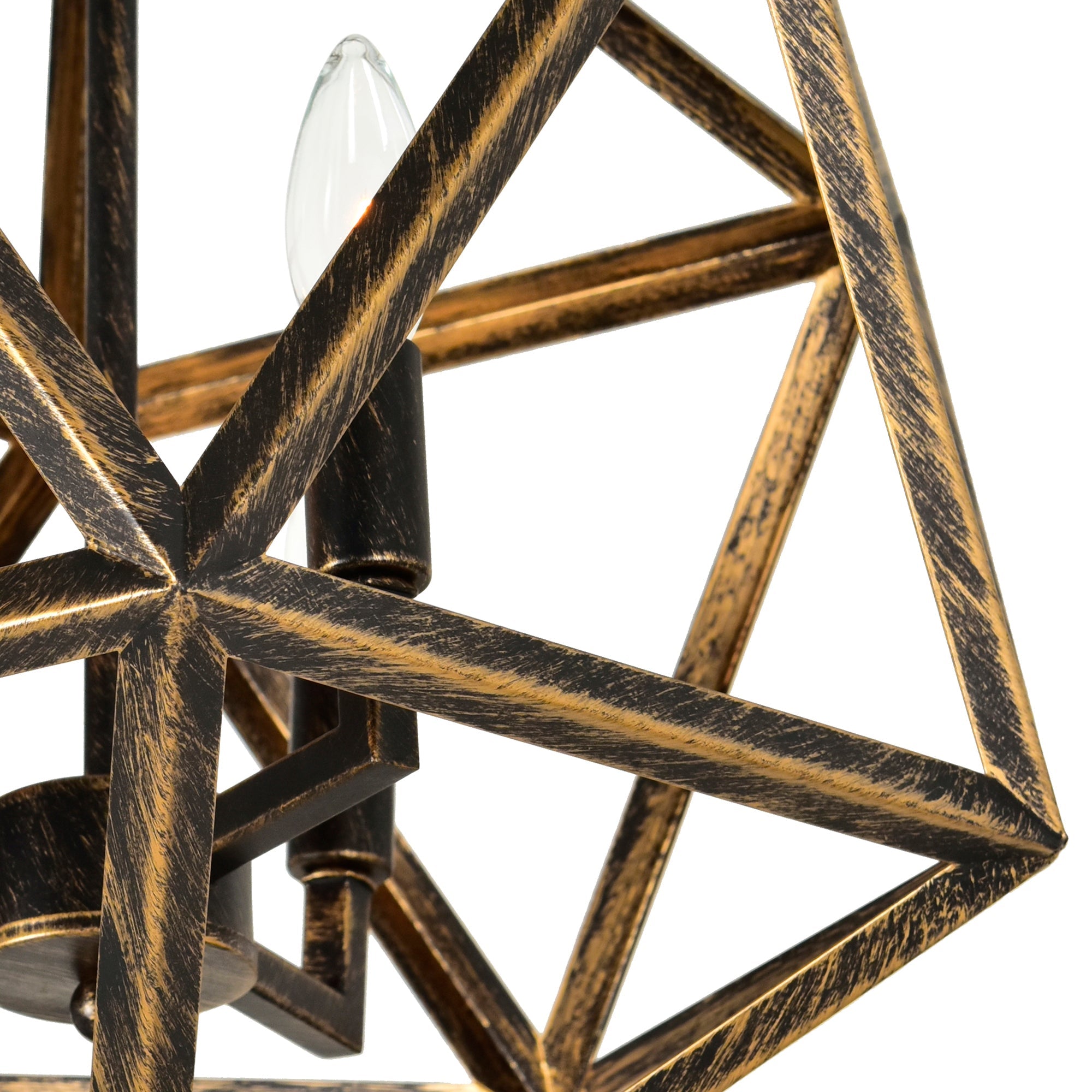 Amazon 3 Light Antique Forged Copper Pendant - CWI Lighting