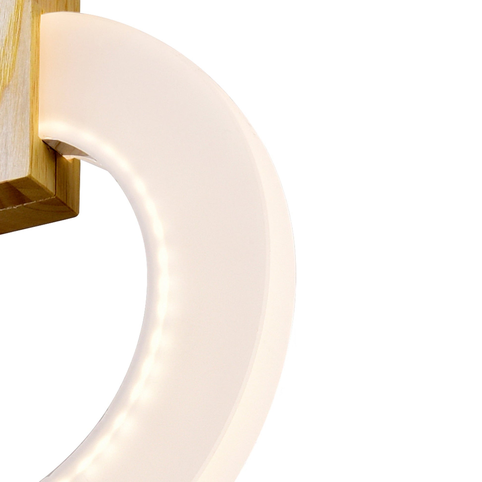 Anello LED Mini Pendant With White Oak Finish - CWI Lighting