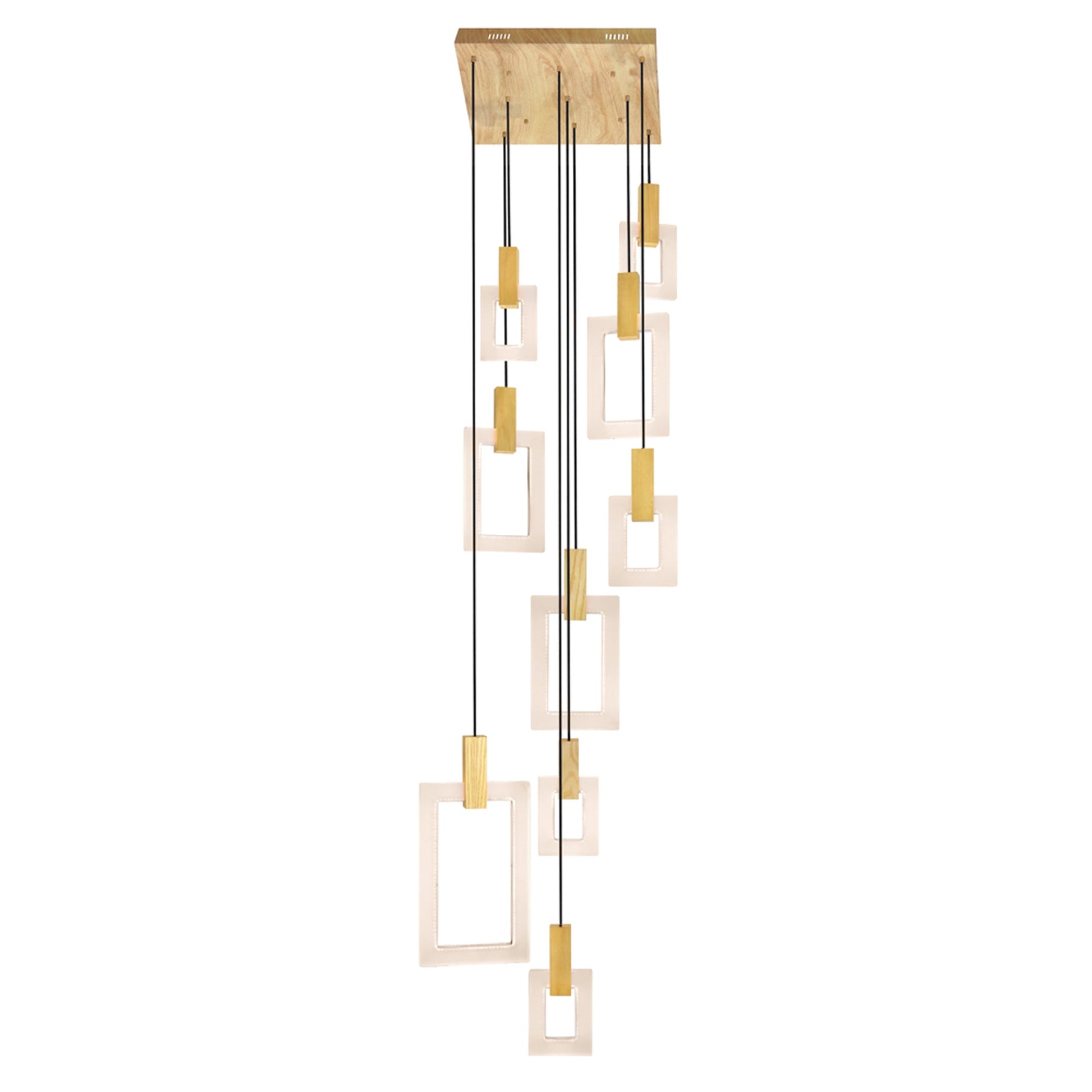 Anello LED Pendant With White Oak Finish - CWI Lighting