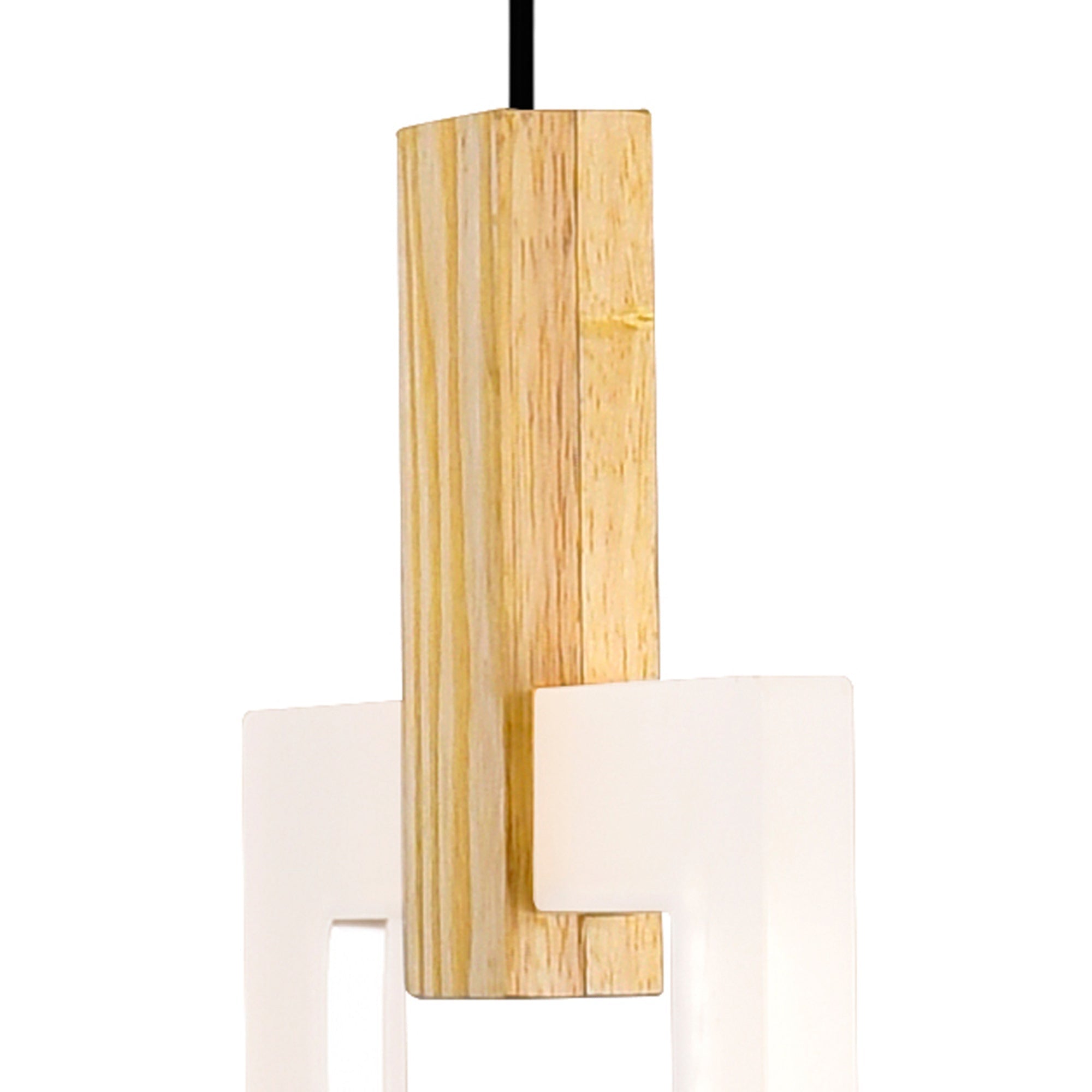 Anello LED Pendant With White Oak Finish - CWI Lighting