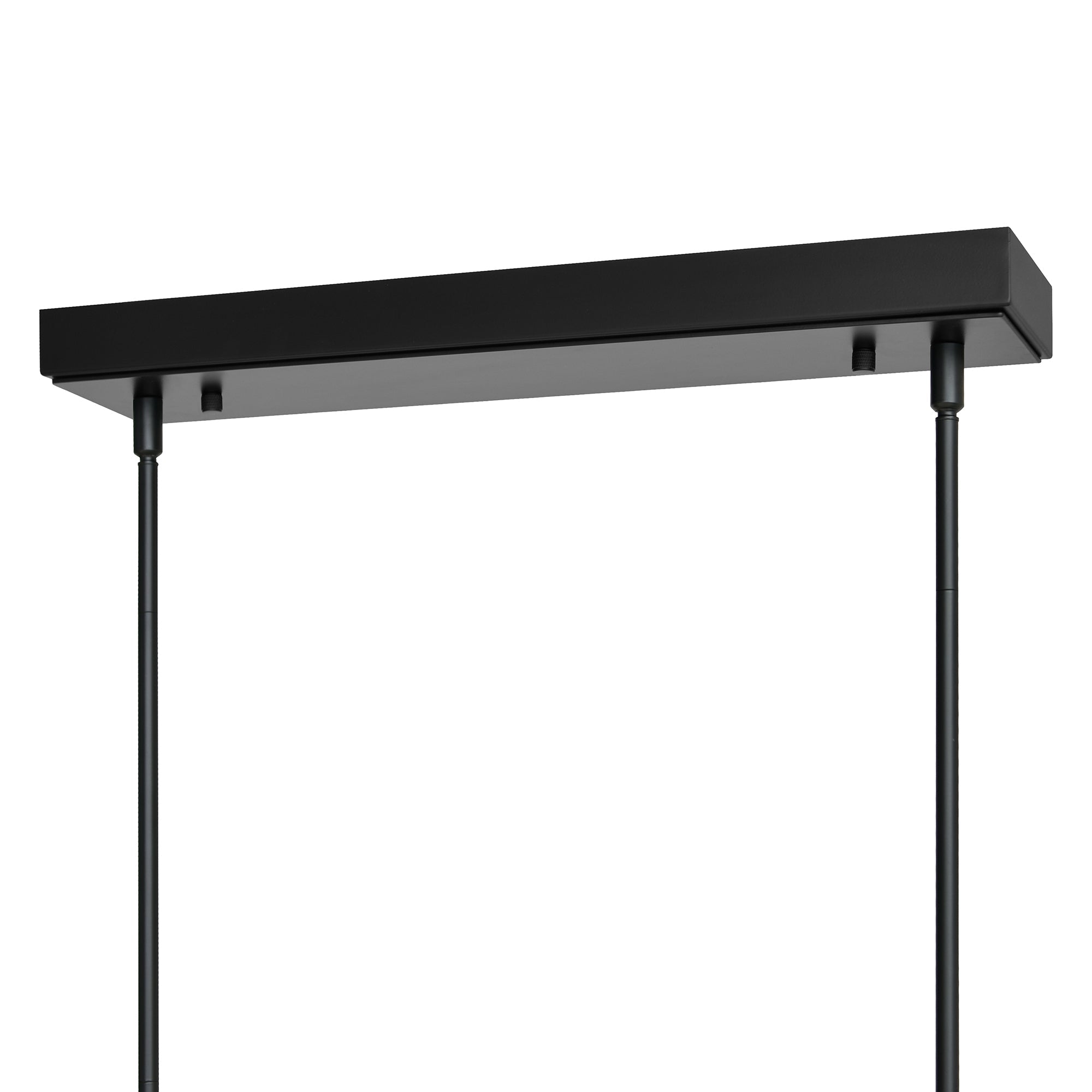 Arcus Integrated LED 70in Black Chandelier with Handcrafted Glass - CWI Lighting