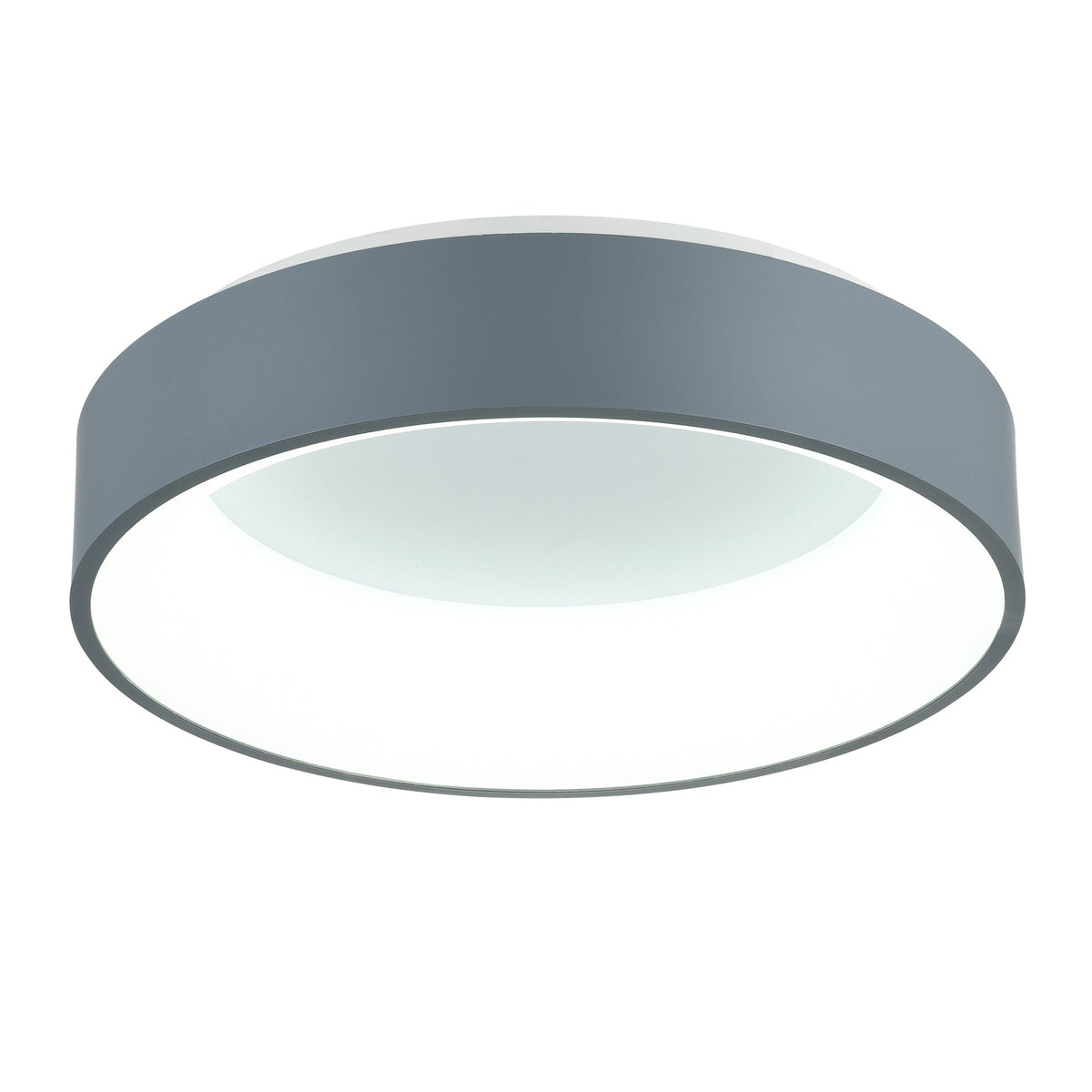 Grey Led Arenal Integrated LED 18in Gray Flush Mount – CWI Lighting - Brighter ...
