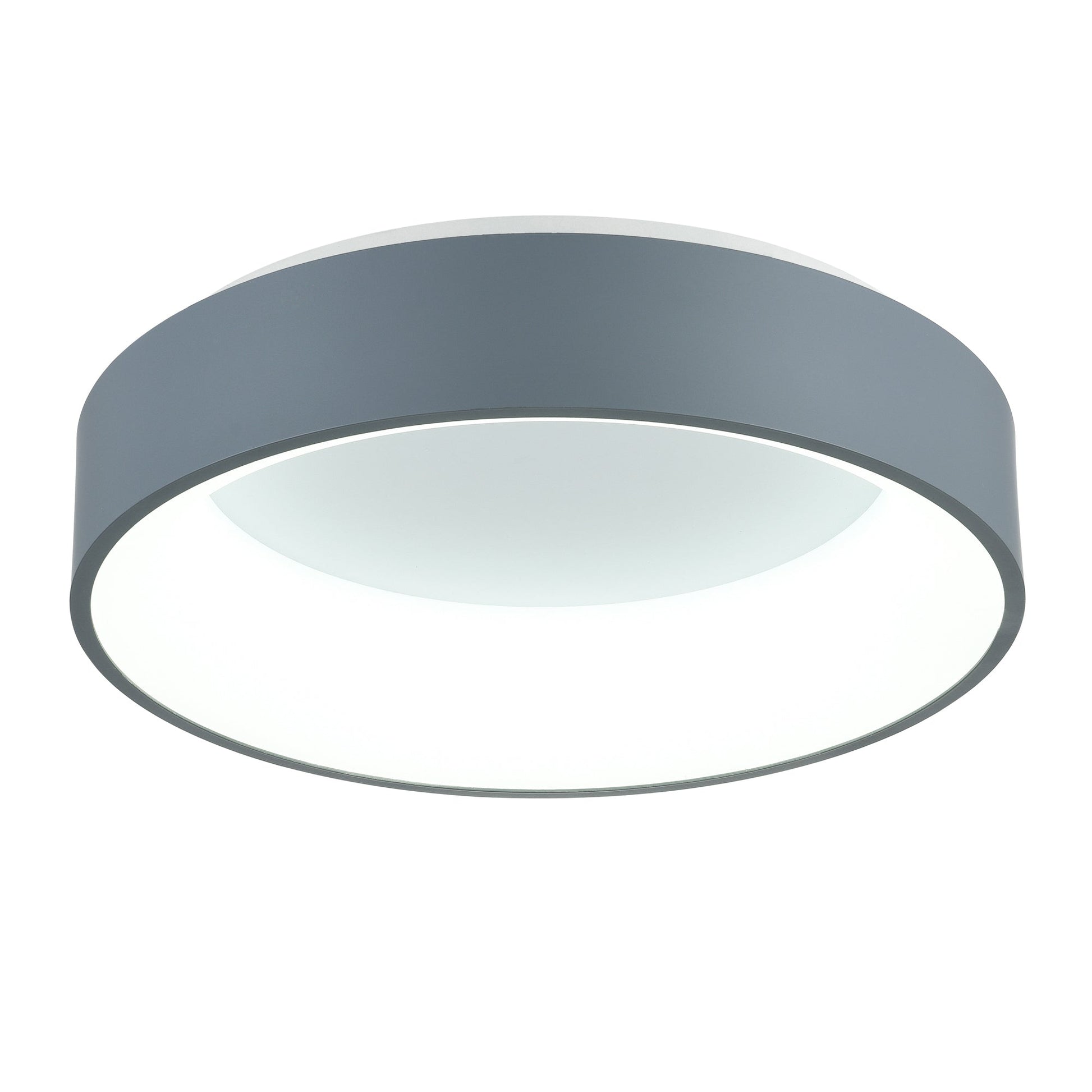 Arenal Integrated LED 18in Gray Flush Mount - CWI Lighting