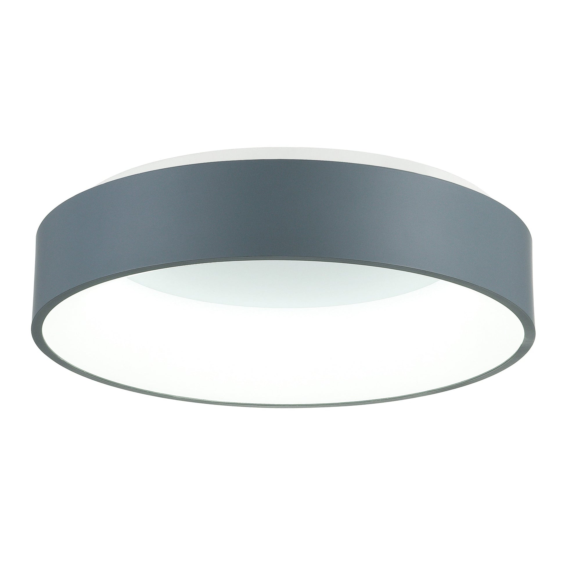 Arenal Integrated LED 18in Gray Flush Mount - CWI Lighting