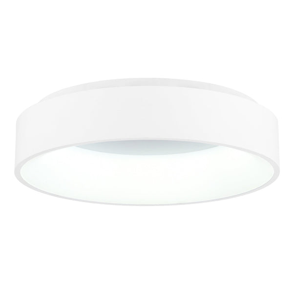 Arenal Integrated LED 18in White Flush Mount - CWI Lighting