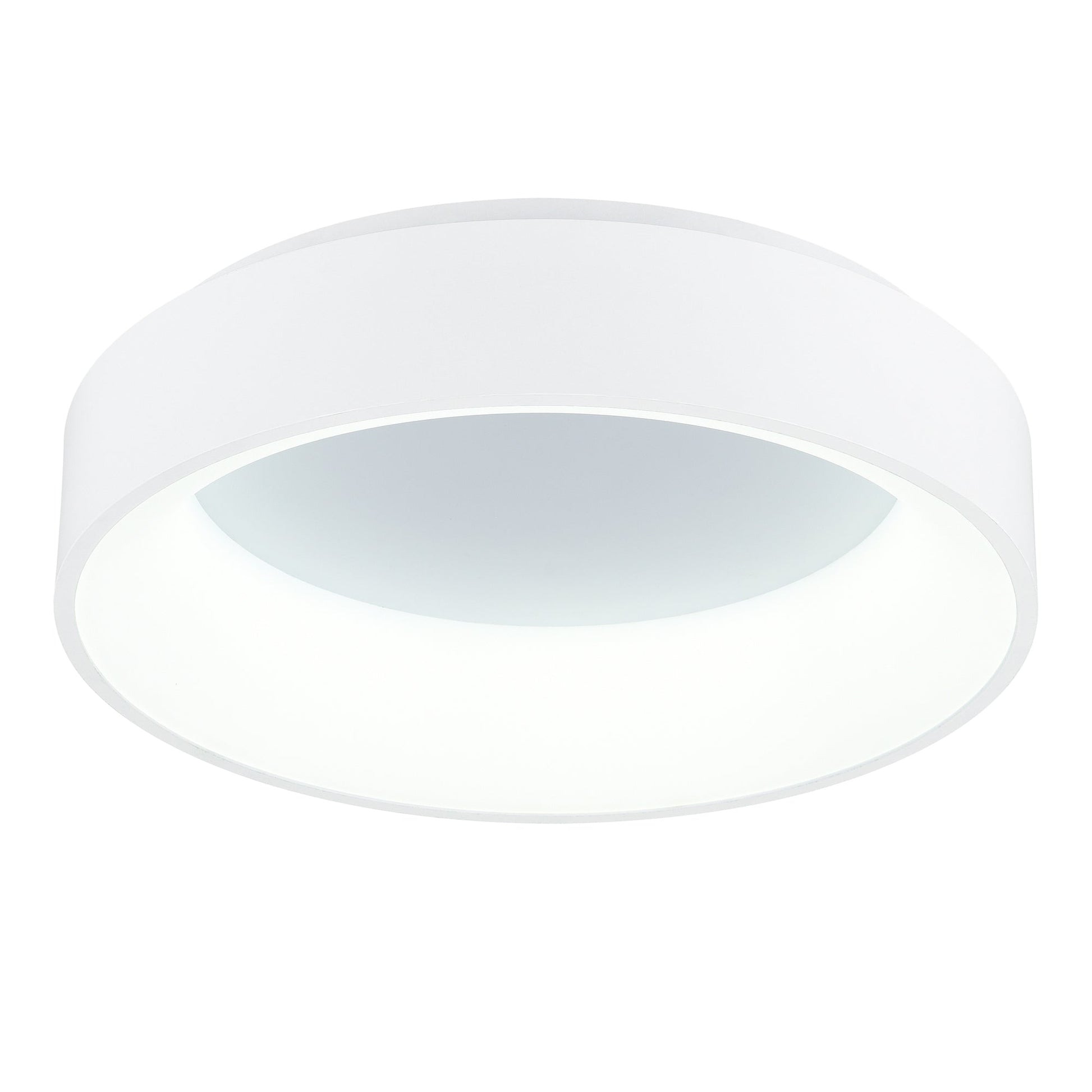 Arenal Integrated LED 18in White Flush Mount - CWI Lighting