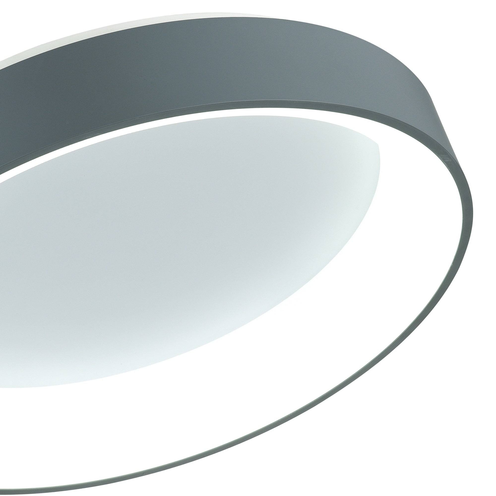 Arenal Integrated LED 24in Gray Flush Mount - CWI Lighting