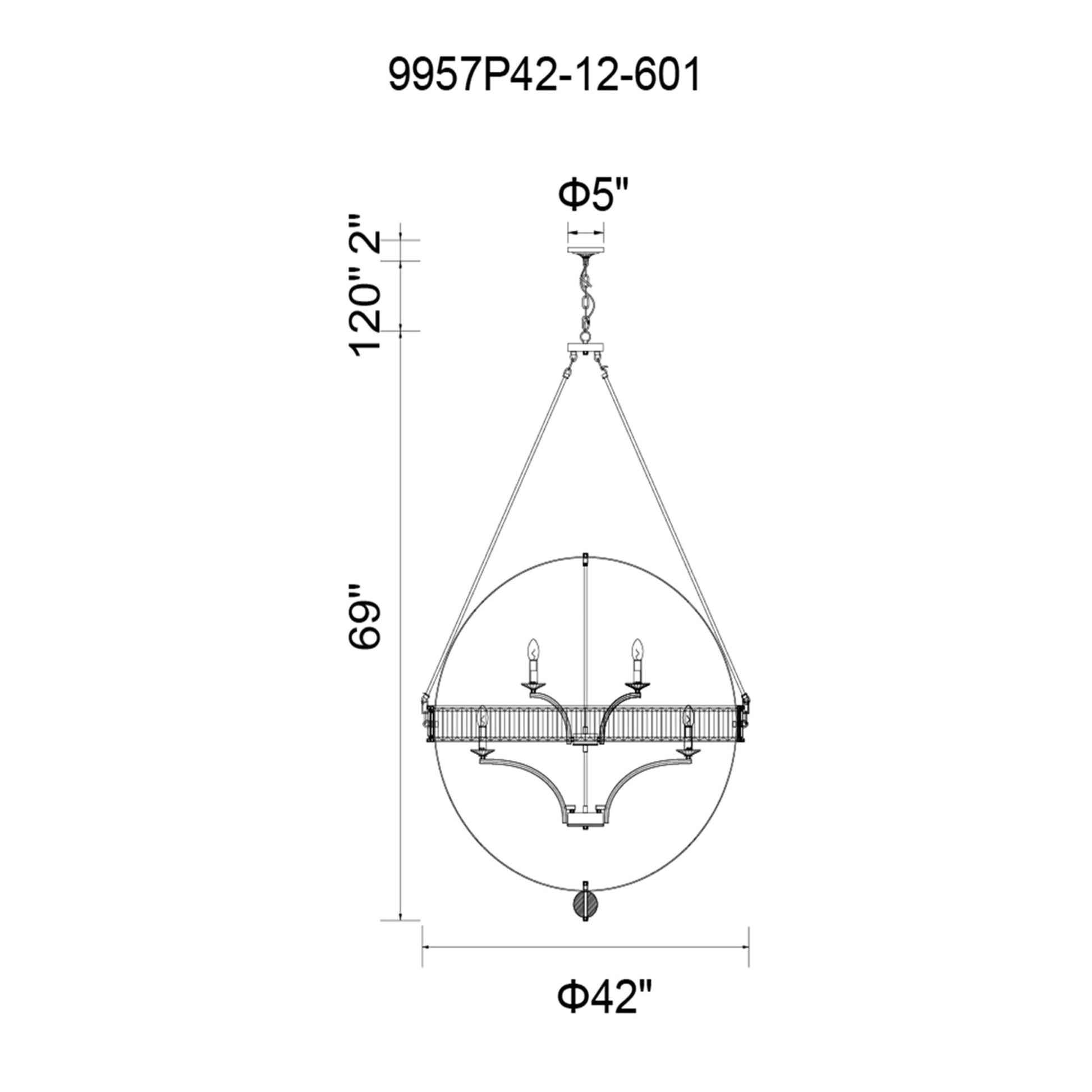 Arkansas 12 Light Chrome Chandelier - CWI Lighting