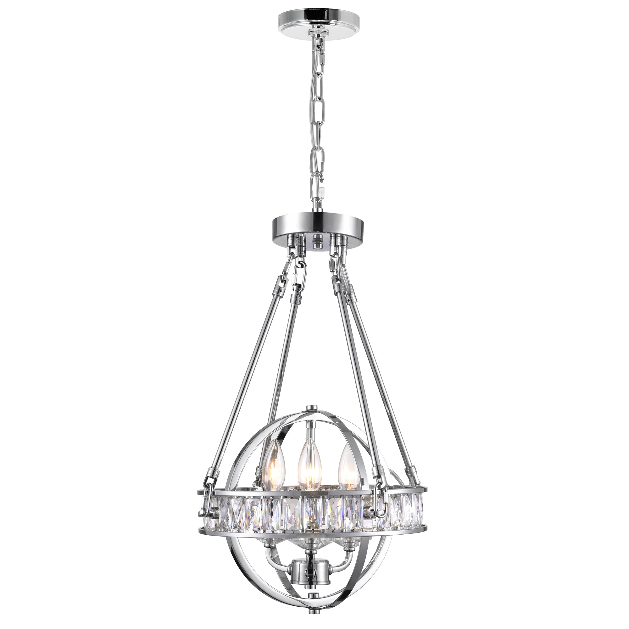 Arkansas 3 Light Mini Chandelier - CWI Lighting
