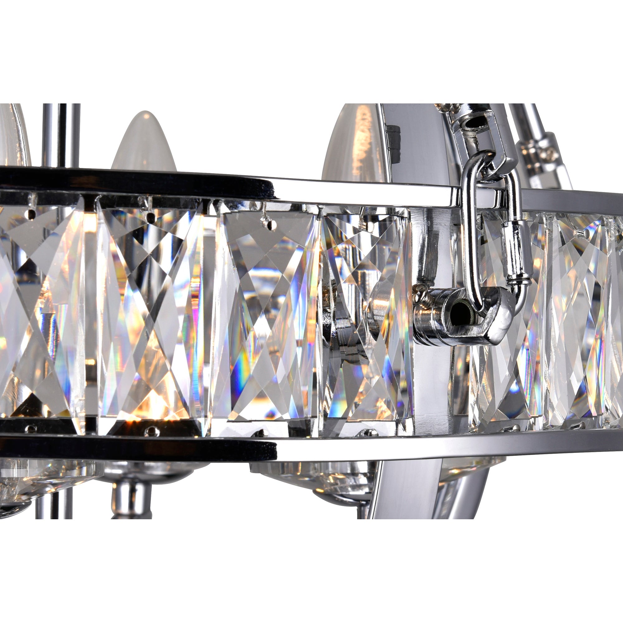 Arkansas 4 Light Chandelier With Chrome Finish - CWI Lighting