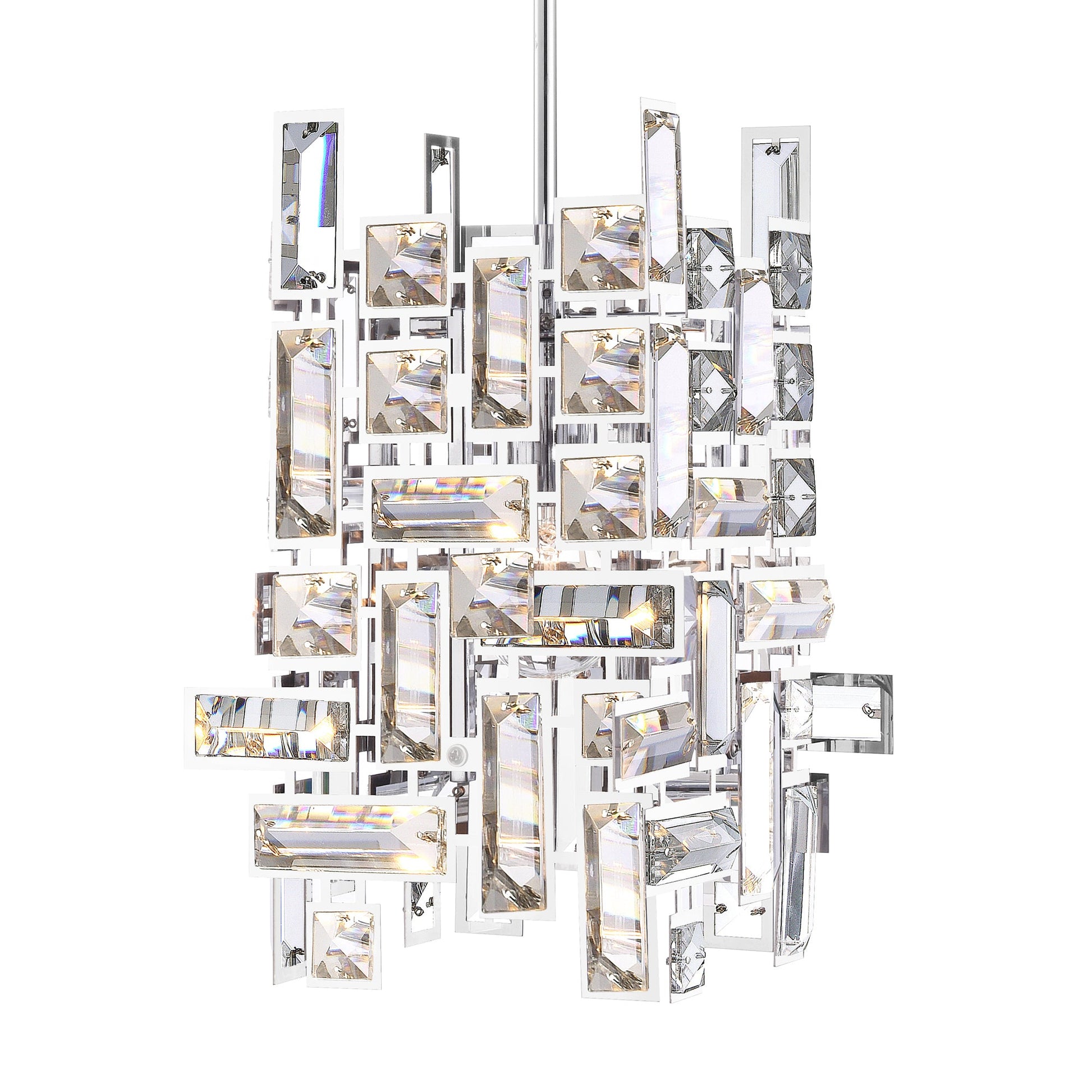 Arley 1 Light Chrome Mini Pendant - CWI Lighting