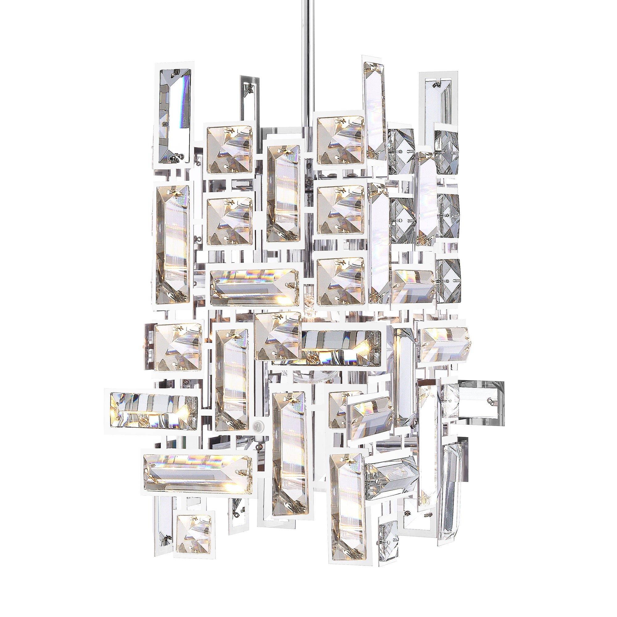 Arley 1 Light Chrome Mini Pendant - CWI Lighting