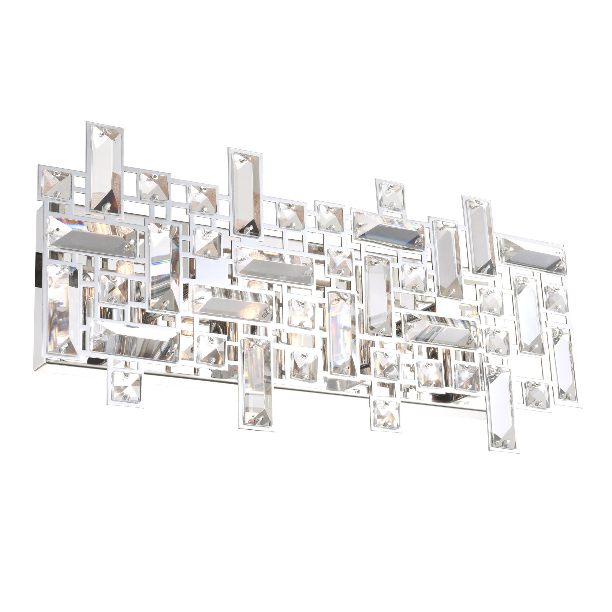 Arley 4 Light Chrome Vanity Light - CWI Lighting