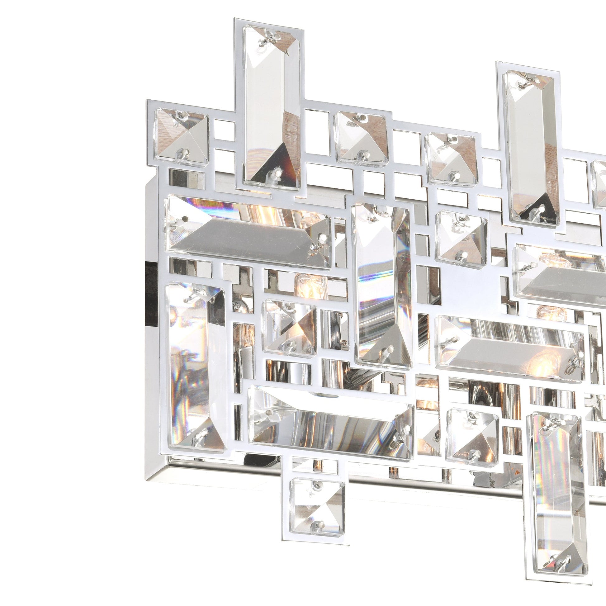 Arley 4 Light Chrome Vanity Light - CWI Lighting
