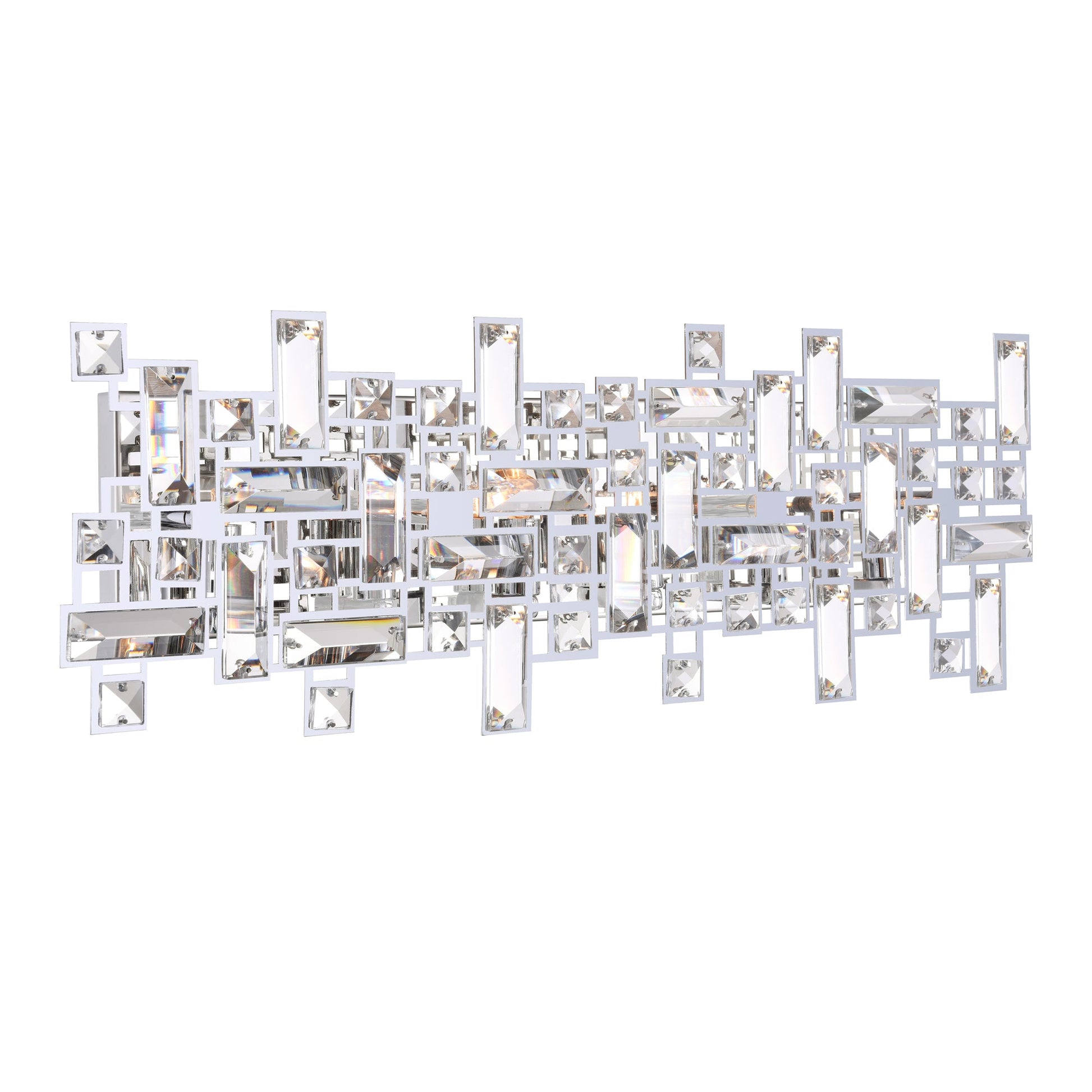 Arley 6 Light Chrome Vanity Light - CWI Lighting