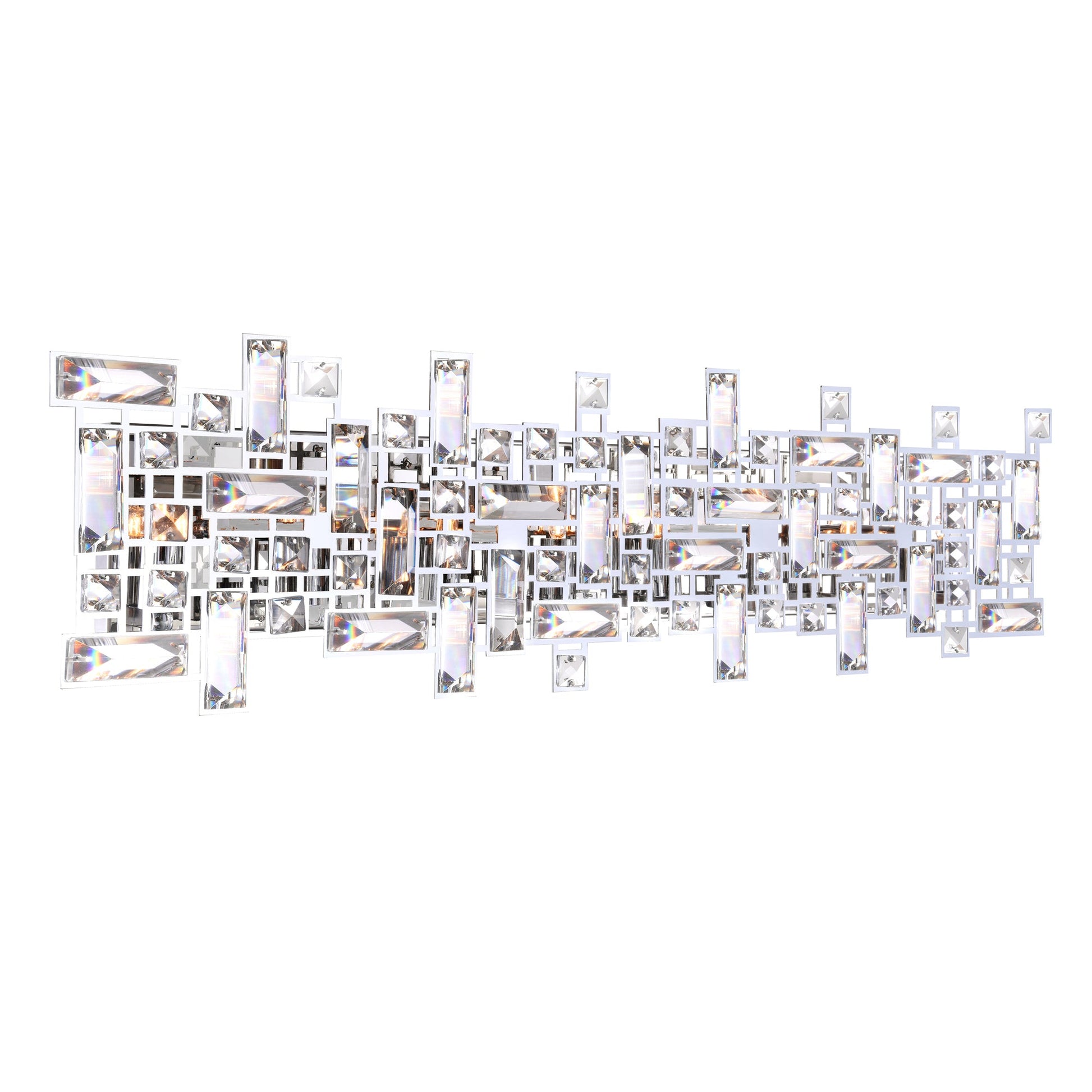 Arley 8 Light Chrome Vanity Light - CWI Lighting