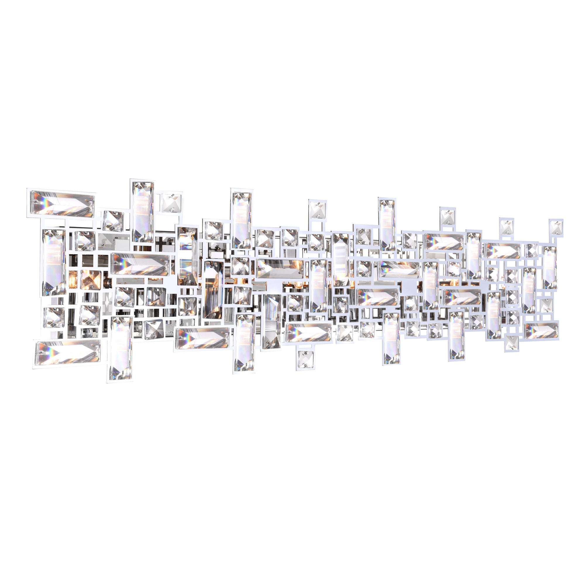 Arley 8 Light Chrome Vanity Light - CWI Lighting