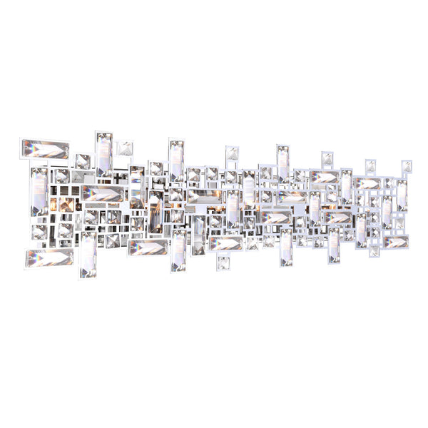 Arley 8 Light Chrome Vanity Light - CWI Lighting