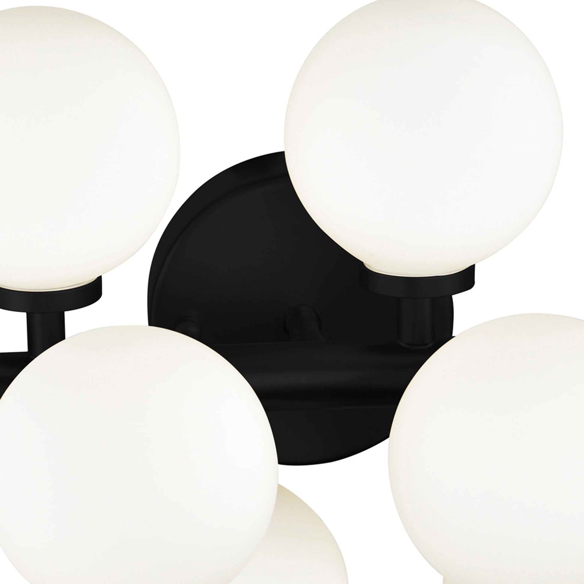 Arya 17 Light Black Vanity Light - CWI Lighting