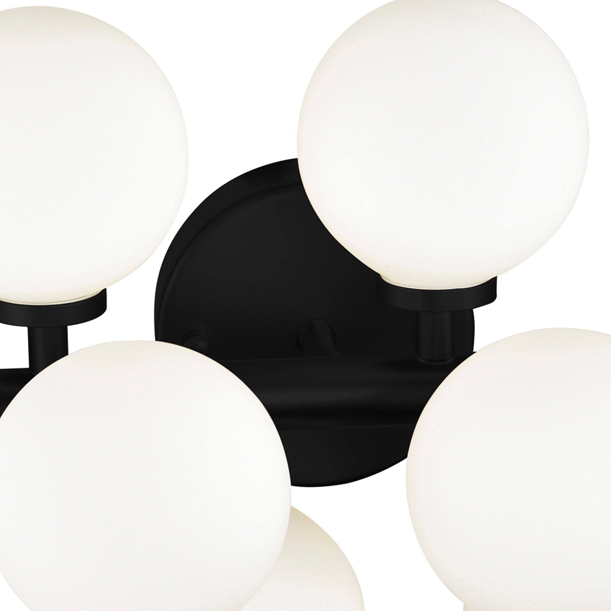 Arya 17 Light Black Vanity Light - CWI Lighting