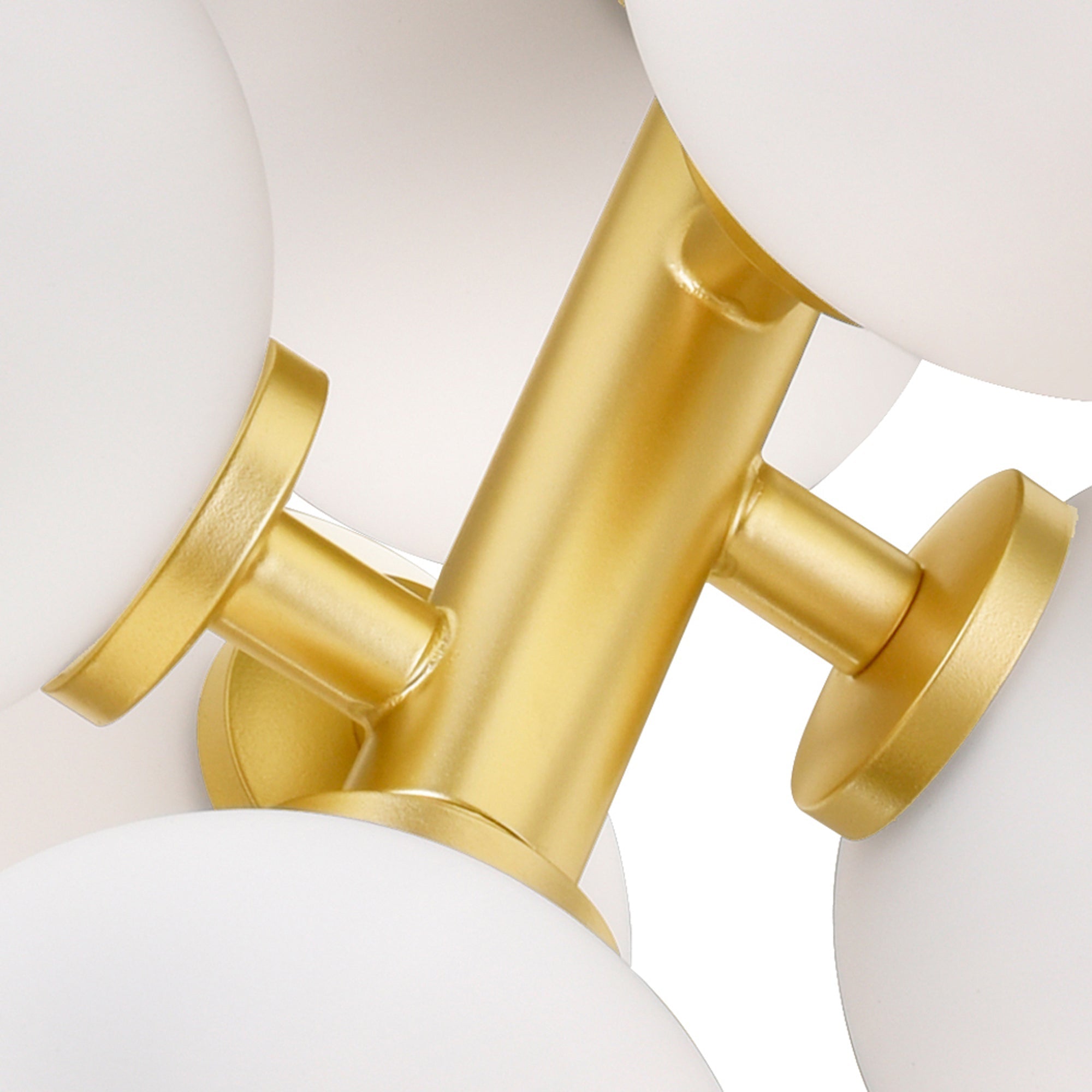 Arya 8 Light Satin Gold Pendant - CWI Lighting