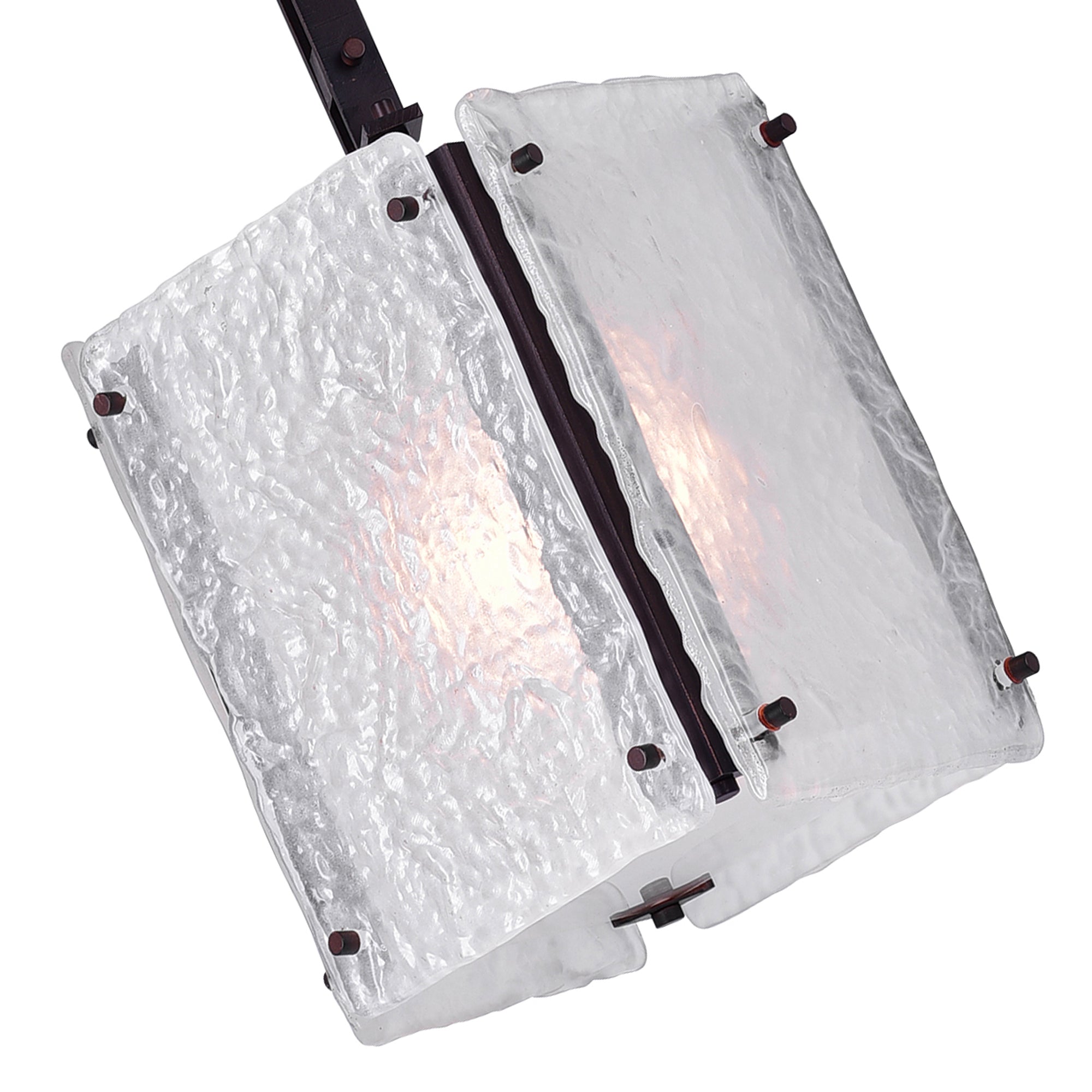 Assunta 1 Light Pendant With Black Finish - CWI Lighting