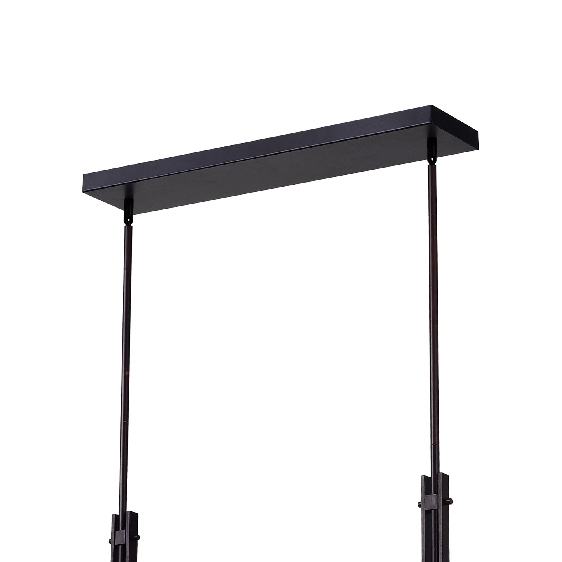 Assunta 6 Light Chandelier With Black Finish - CWI Lighting