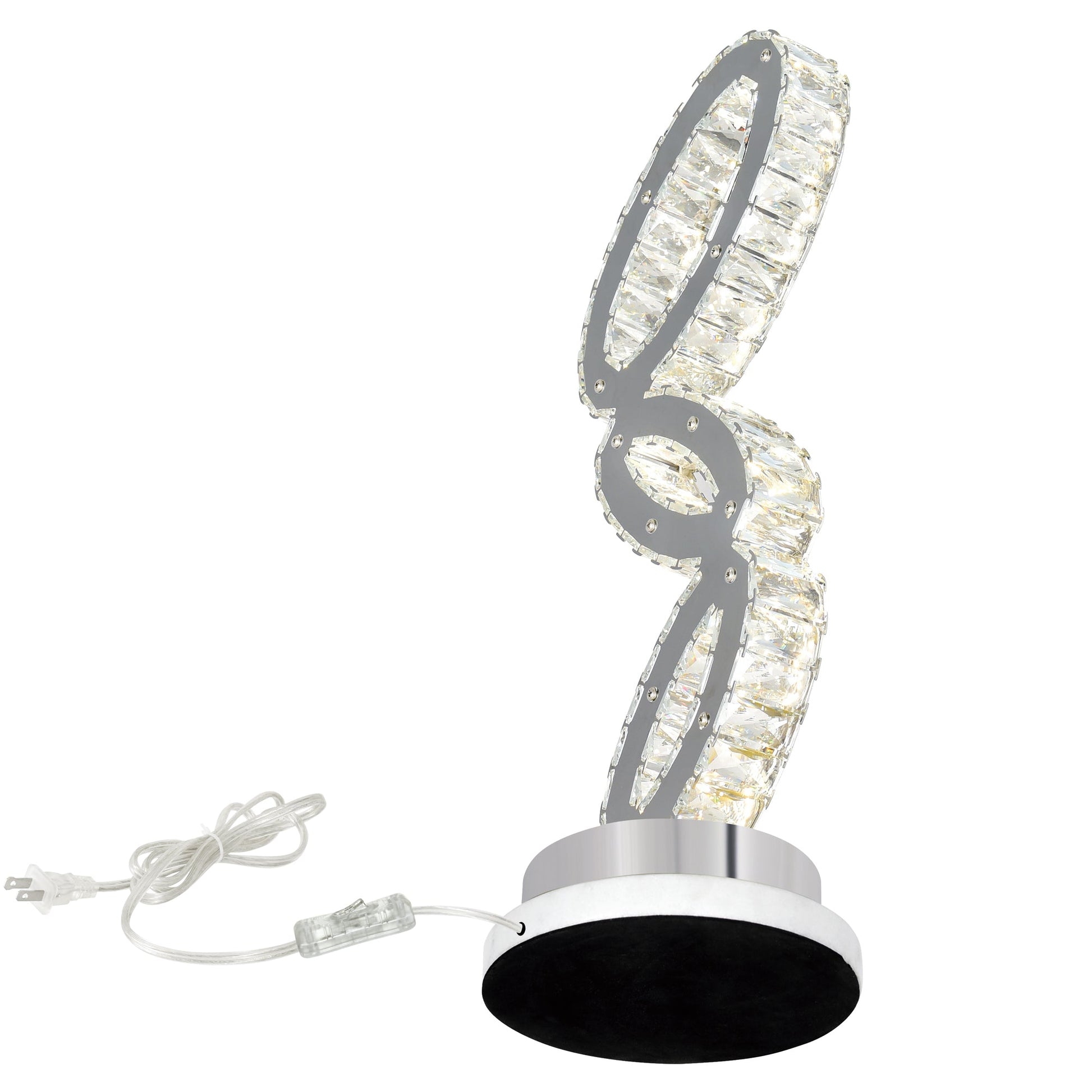 Balanced Integrated LED Chrome Table Lamp - CWI Lighting
