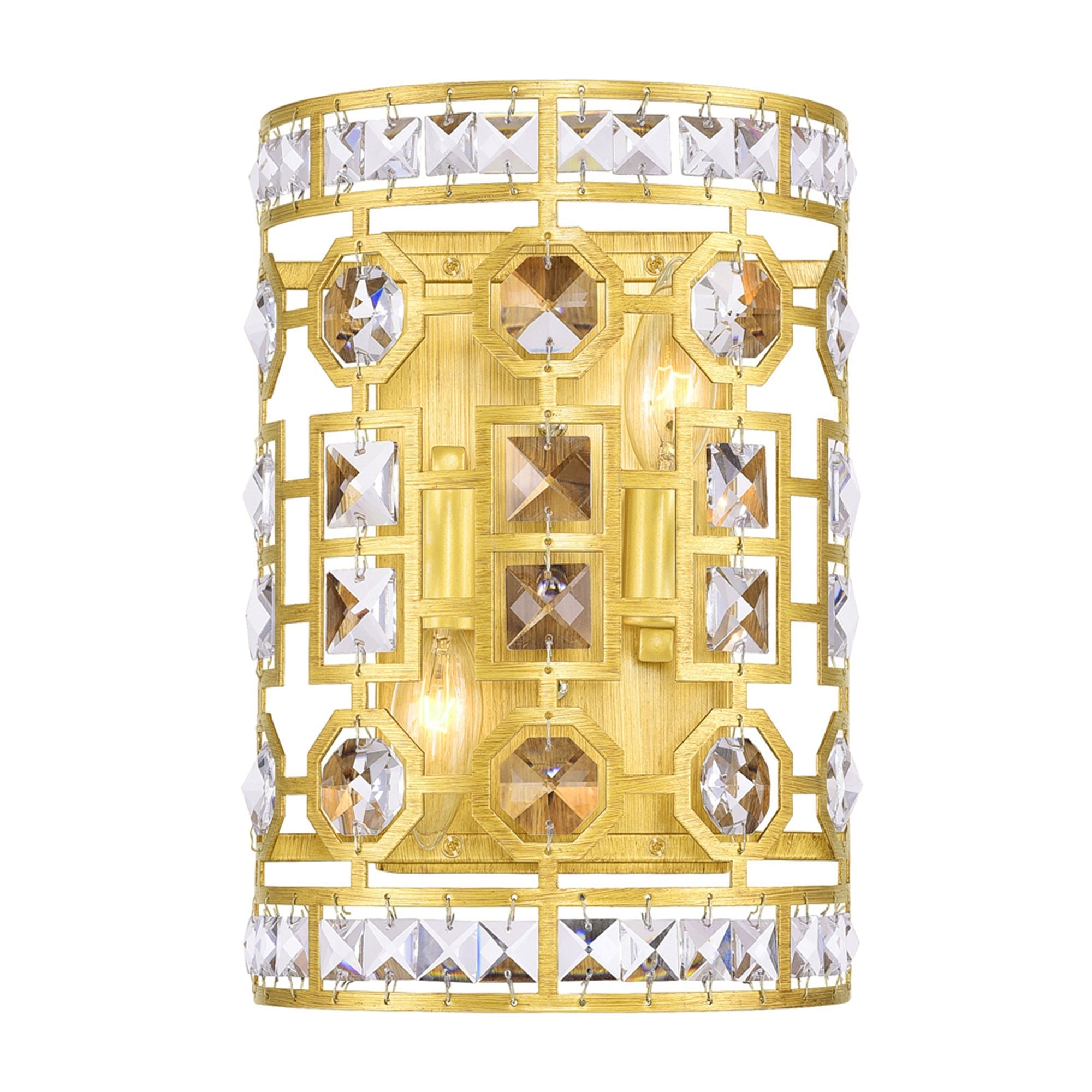 Belinda 2 Light Champagne Wall Sconce - CWI Lighting