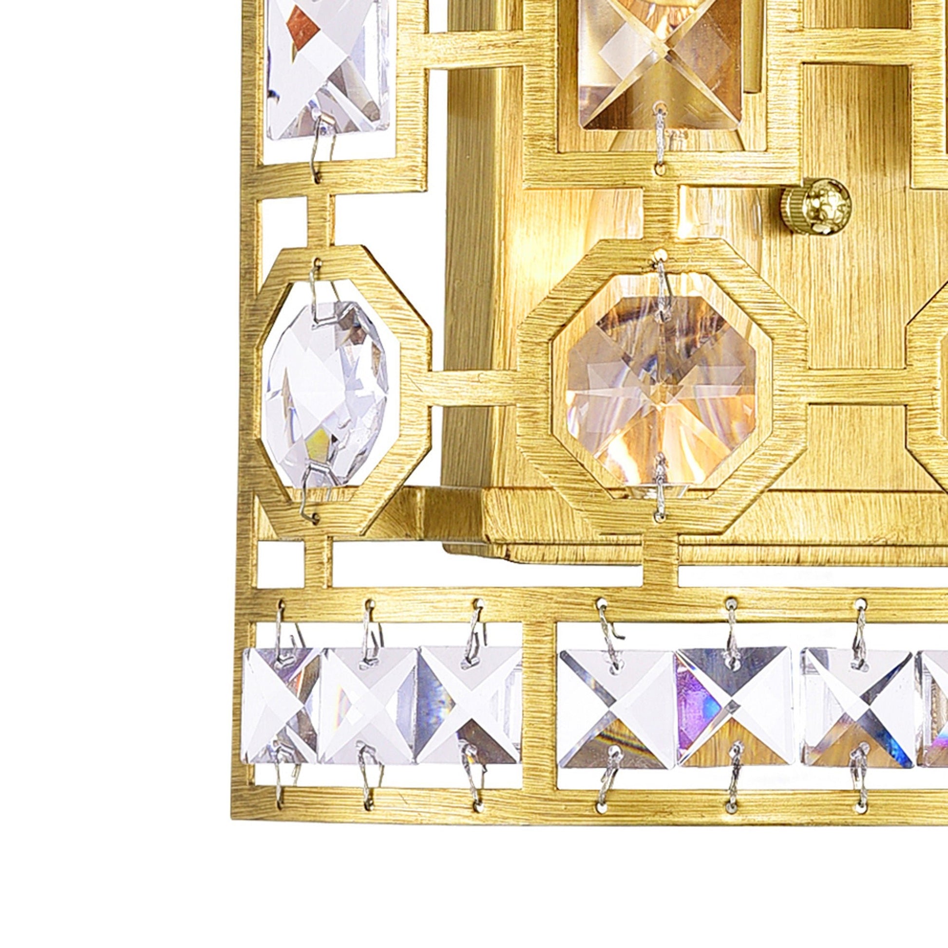 Belinda 2 Light Champagne Wall Sconce - CWI Lighting