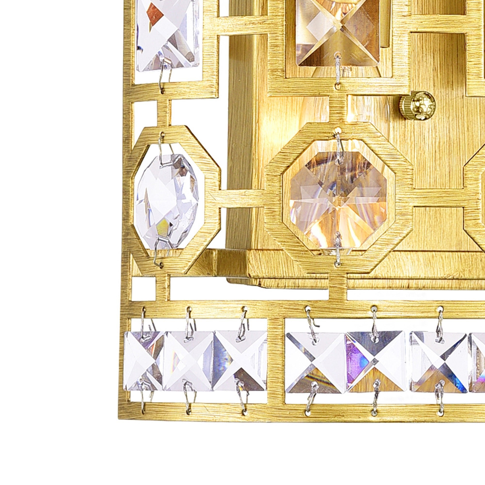 Belinda 2 Light Champagne Wall Sconce - CWI Lighting