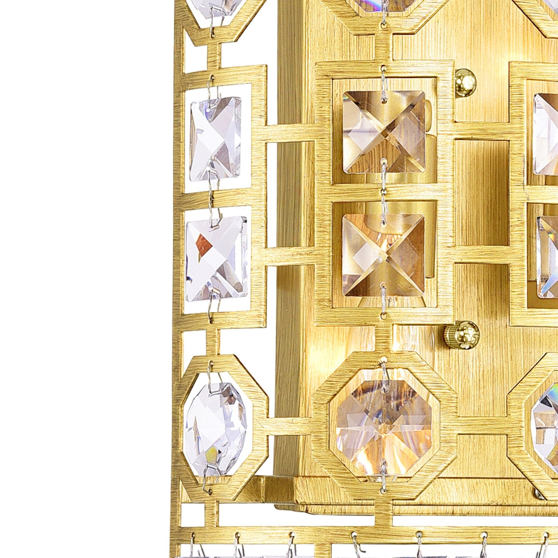 Belinda 2 Light Champagne Wall Sconce - CWI Lighting
