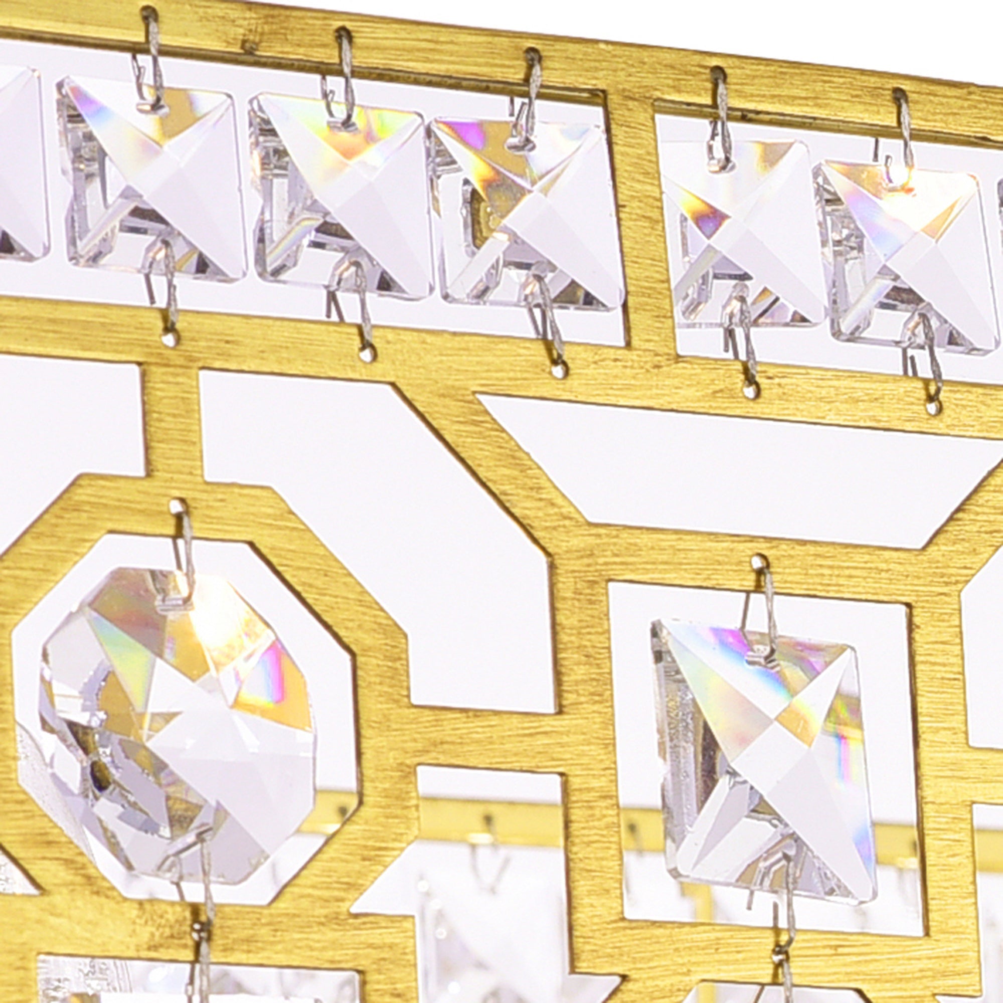 Belinda 8 Light Champagne Chandelier - CWI Lighting