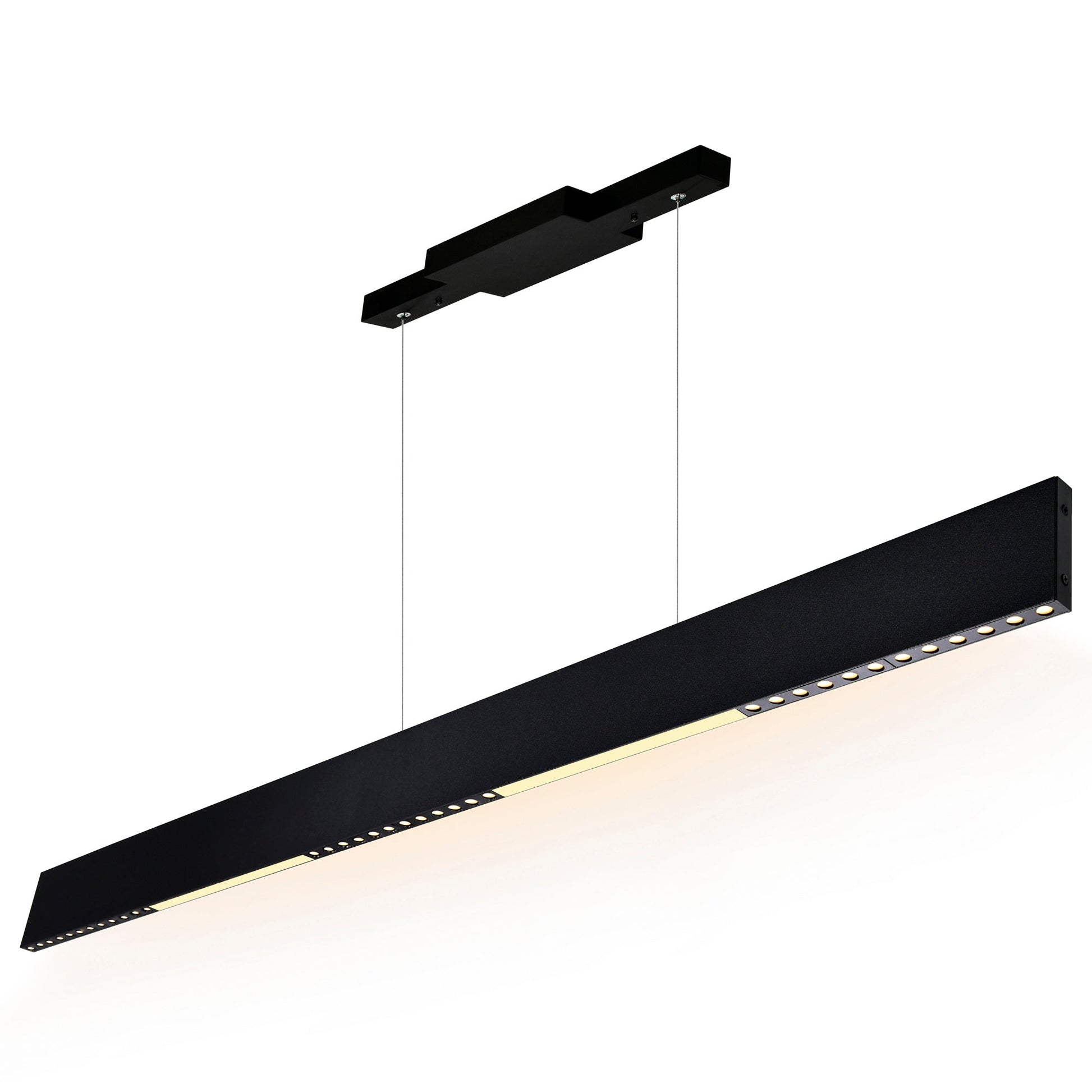 Bellagio Integrated LED 42in Black Chandelier - CWI Lighting