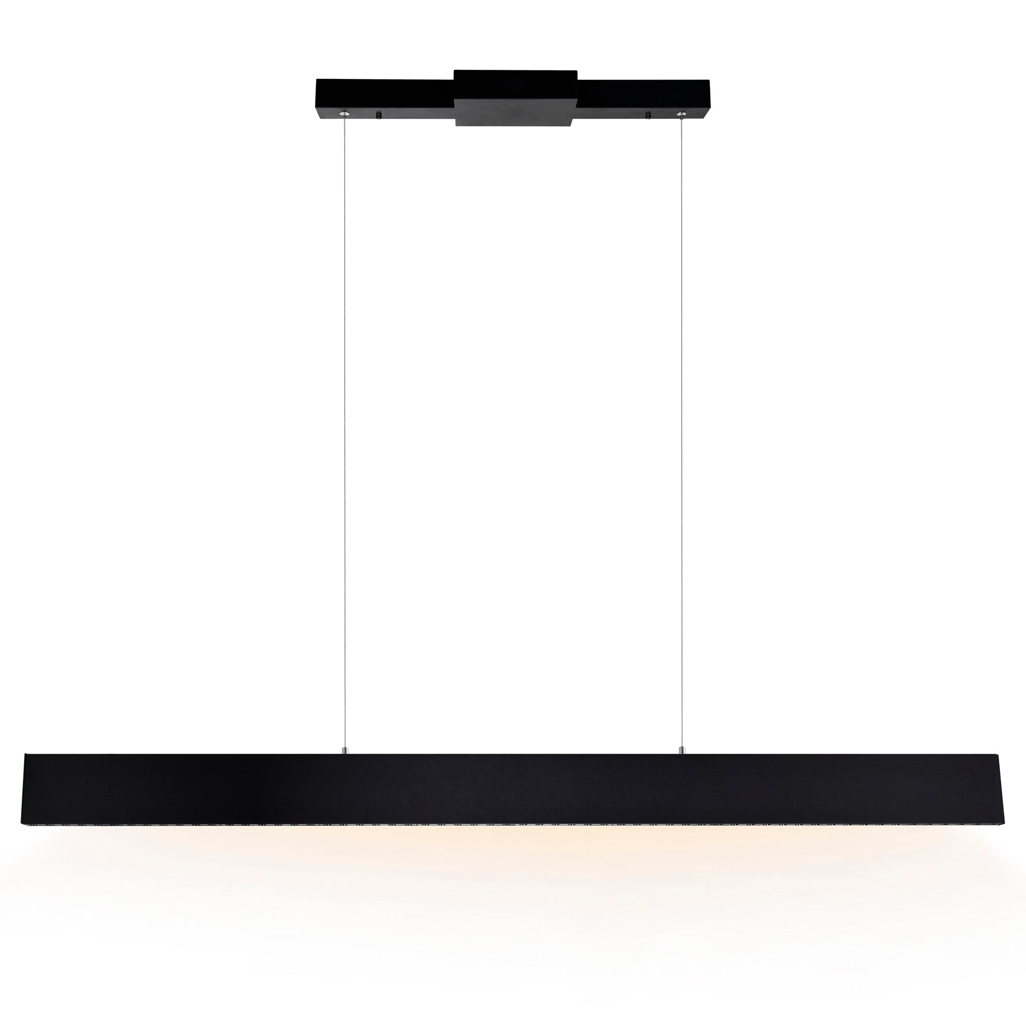 Bellagio Integrated LED 45in Black Chandelier - CWI Lighting