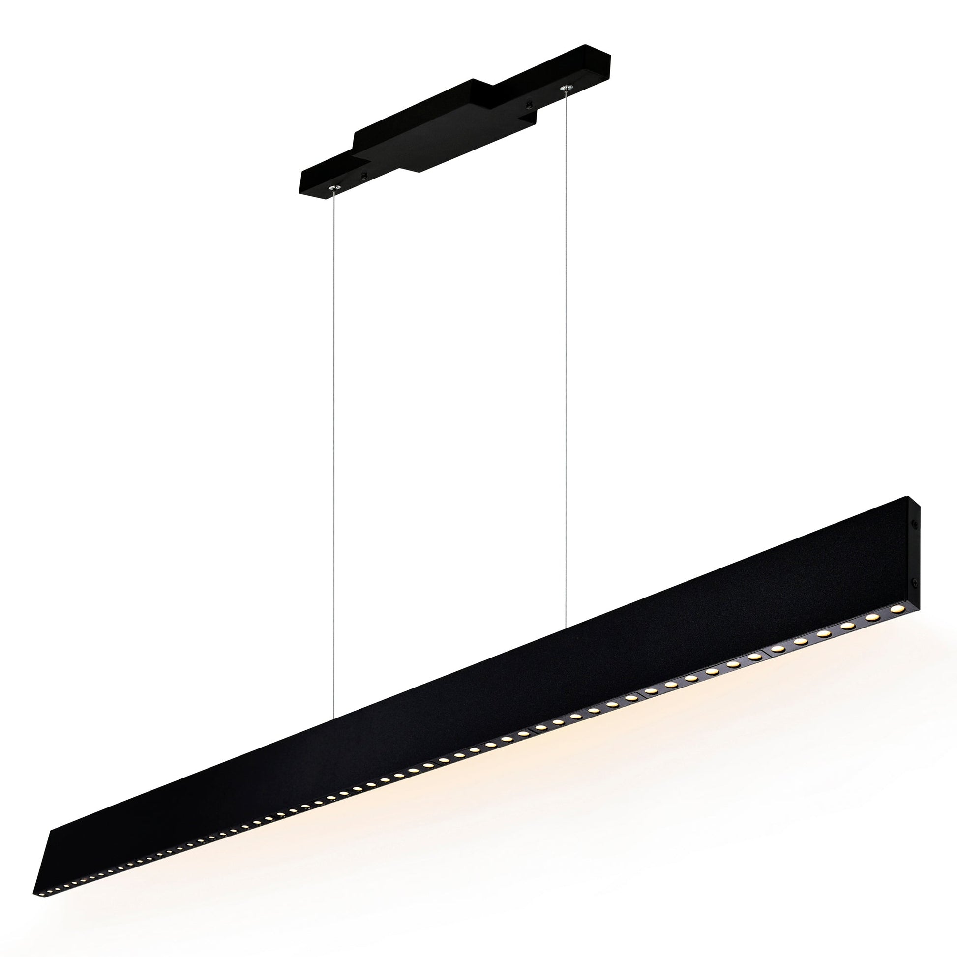 Bellagio Integrated LED 45in Black Chandelier - CWI Lighting