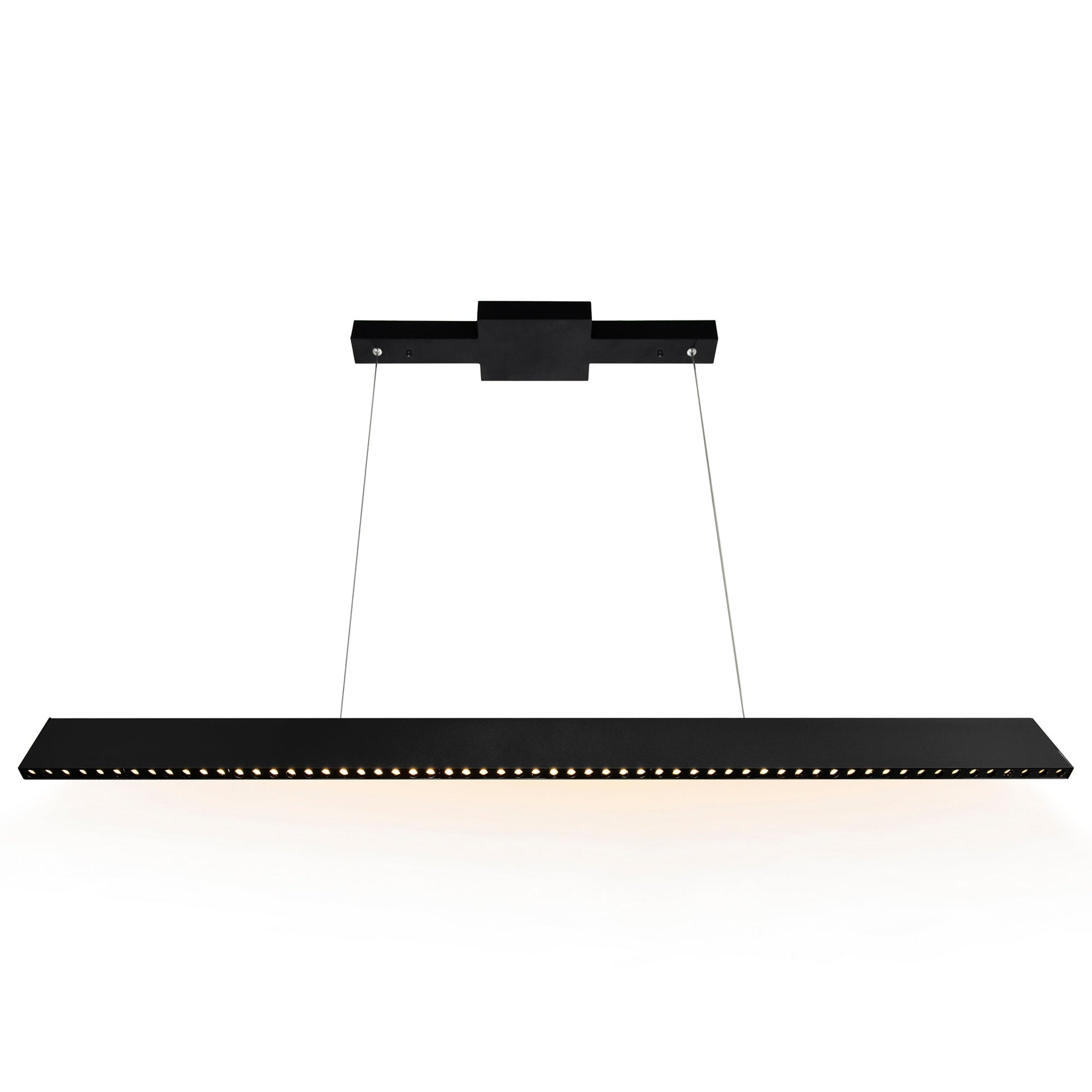 Bellagio Integrated LED 45in Black Chandelier - CWI Lighting