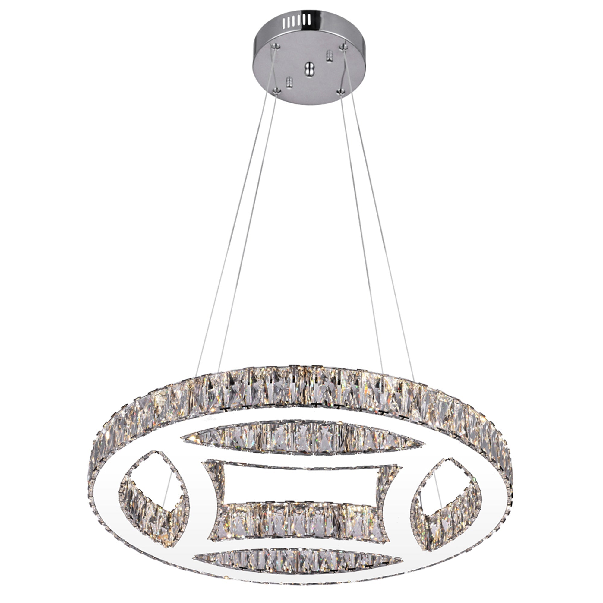 Beyond LED Chandelier With Chrome Finish - CWI Lighting