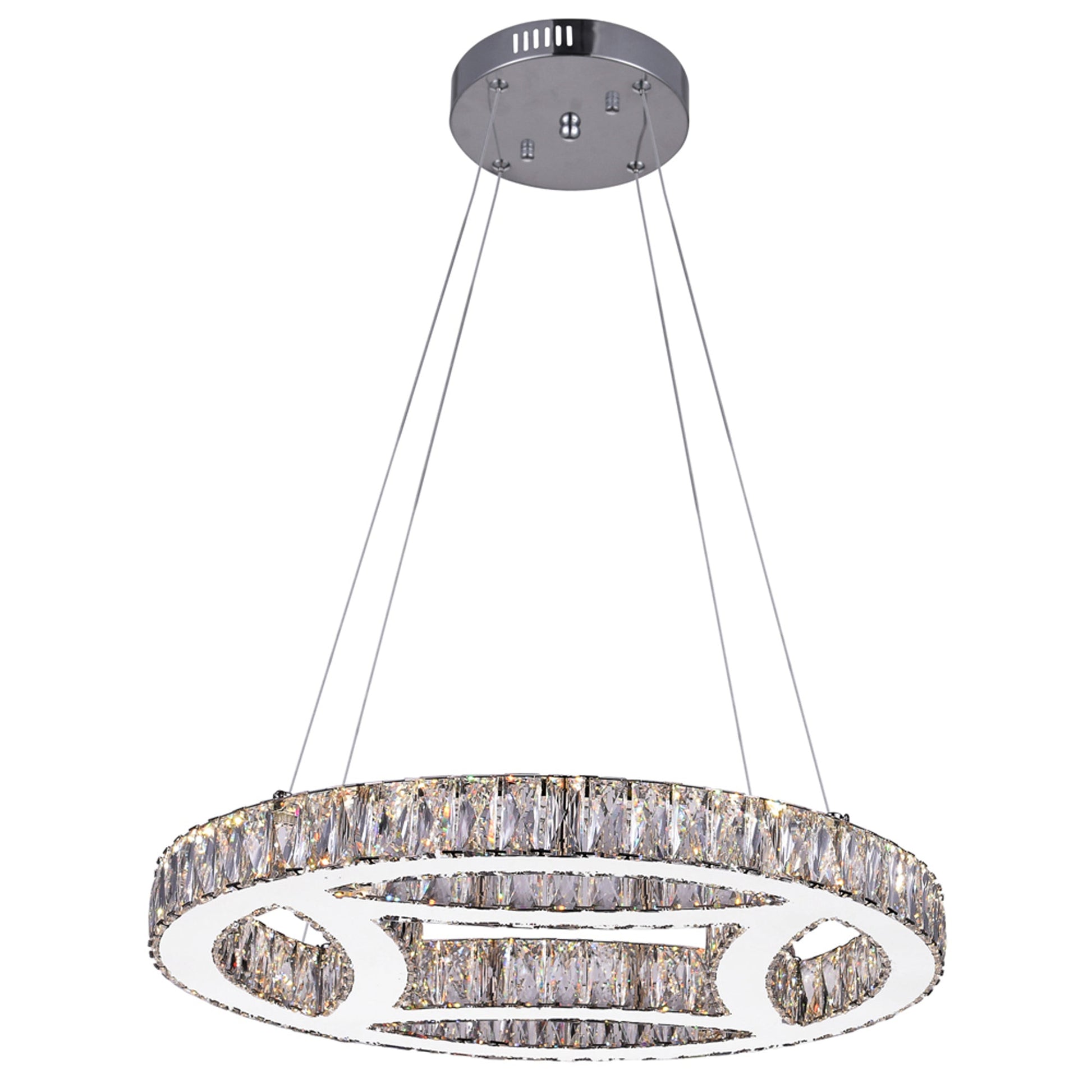 Beyond LED Chandelier With Chrome Finish - CWI Lighting