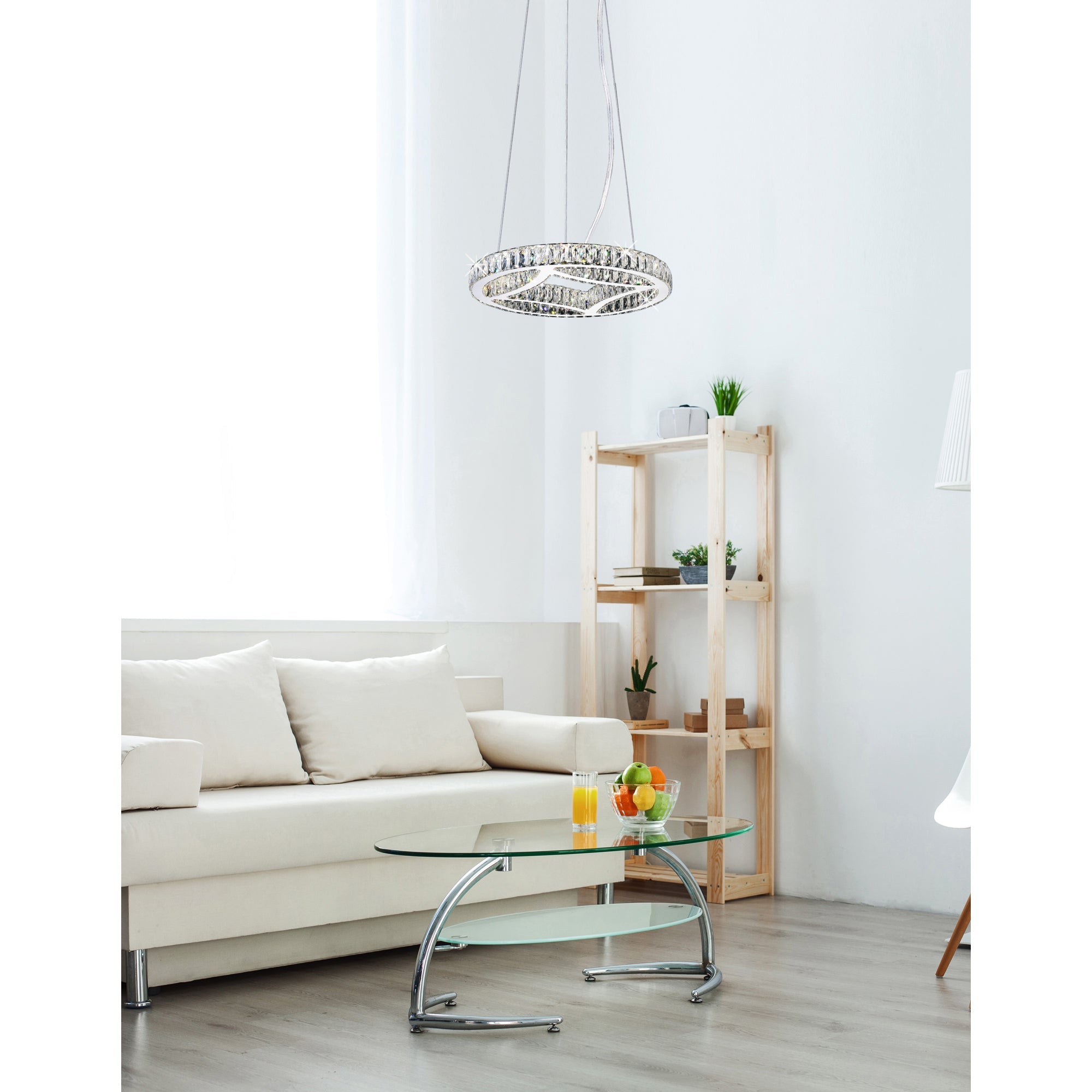 Beyond LED Chandelier With Chrome Finish - CWI Lighting