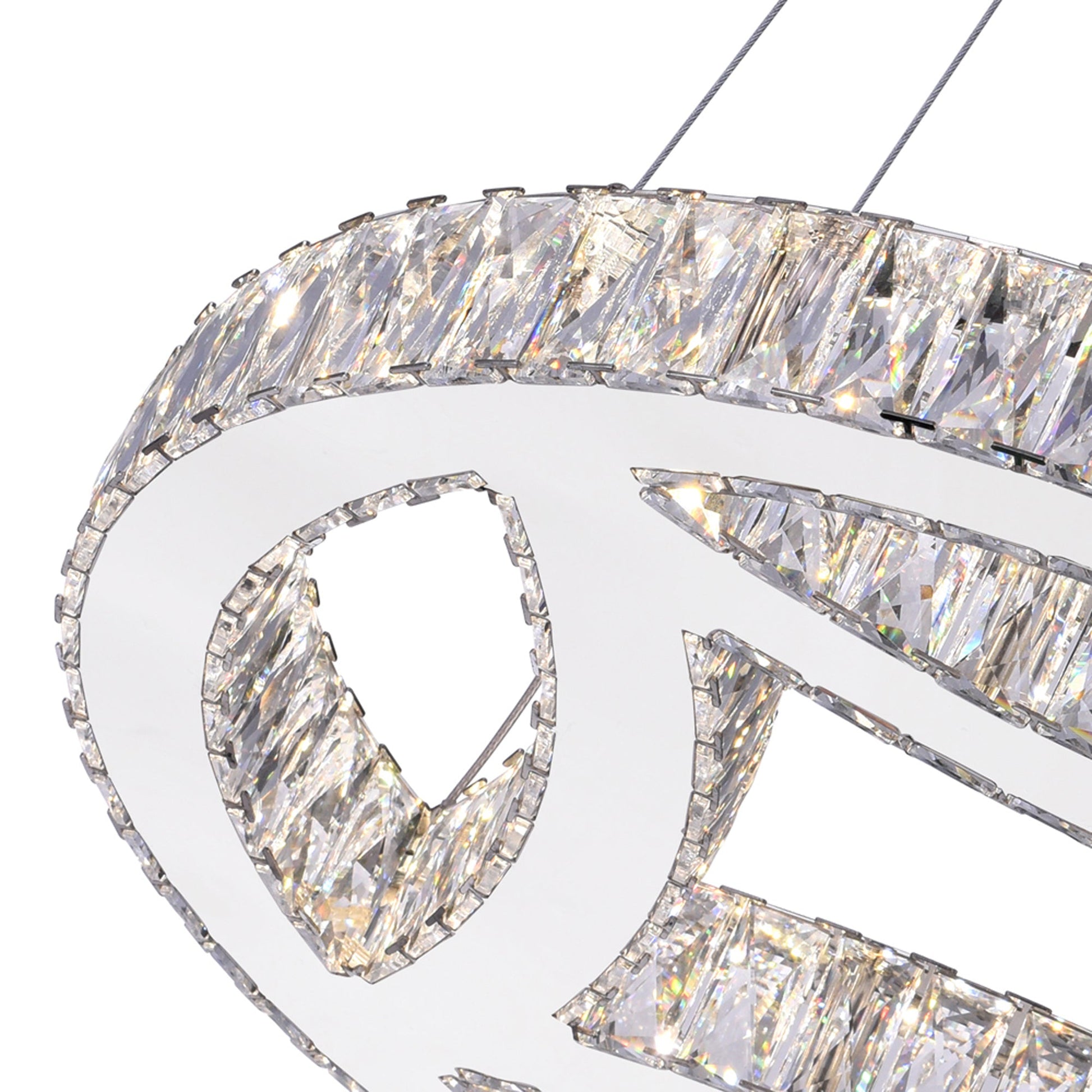 Beyond LED Chandelier With Chrome Finish - CWI Lighting