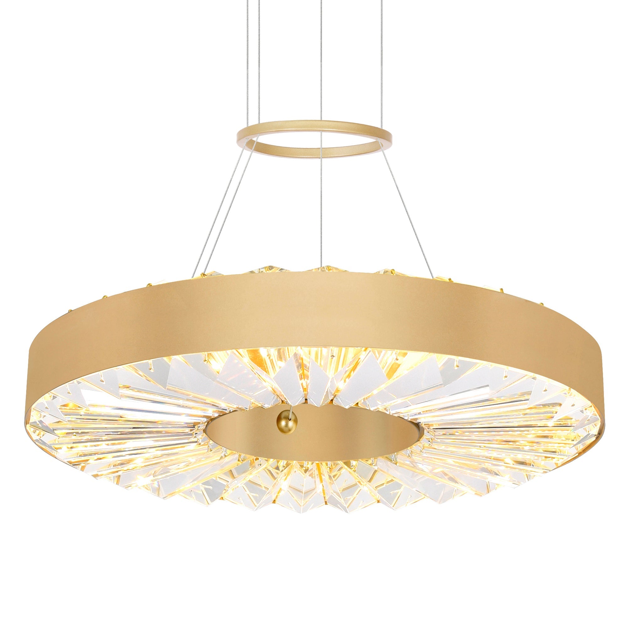 Bjoux LED Chandelier With Sun Gold Finish - CWI Lighting