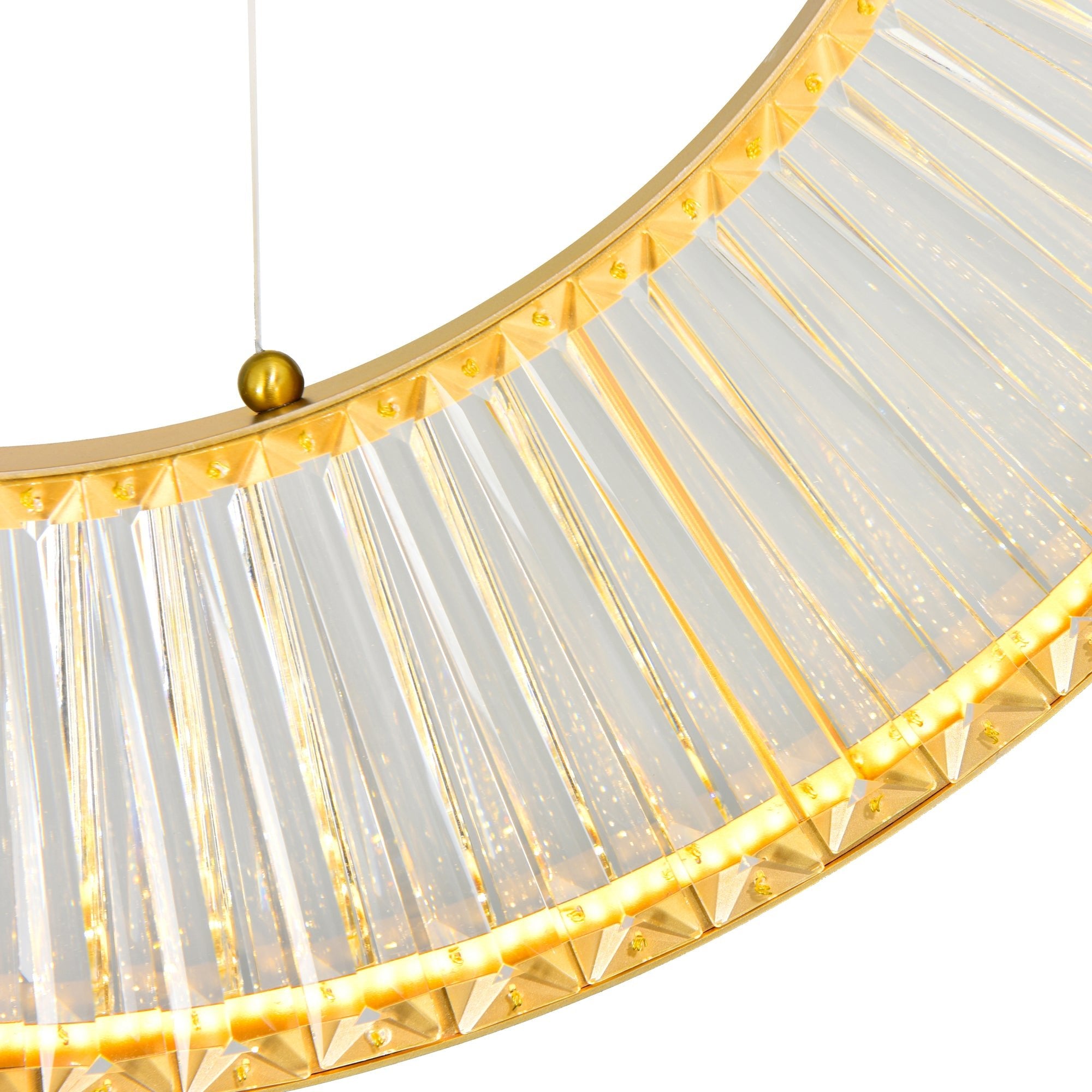 Bjoux LED Chandelier With Sun Gold Finish - CWI Lighting