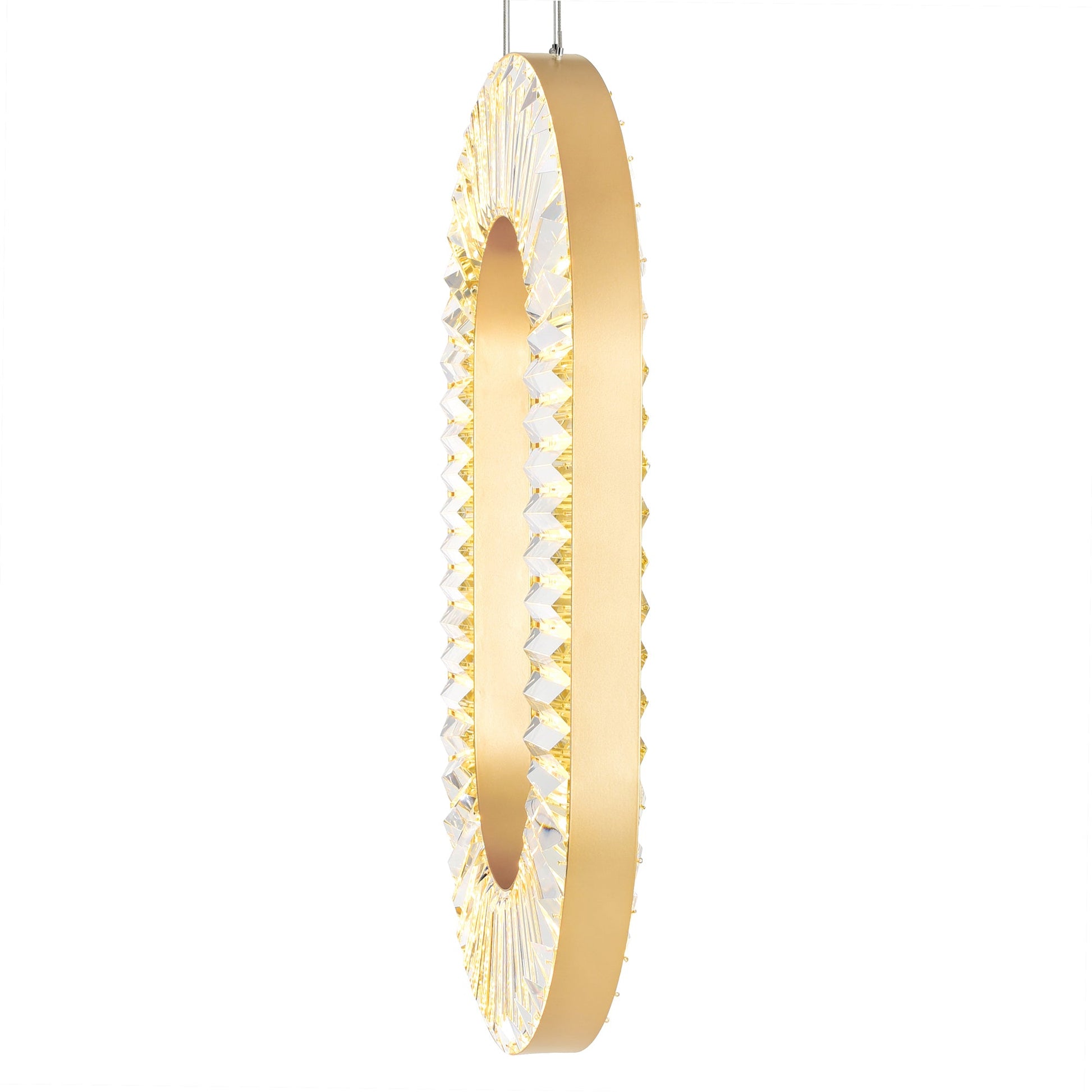 Bjoux LED Chandelier With Sun Gold Finish - CWI Lighting