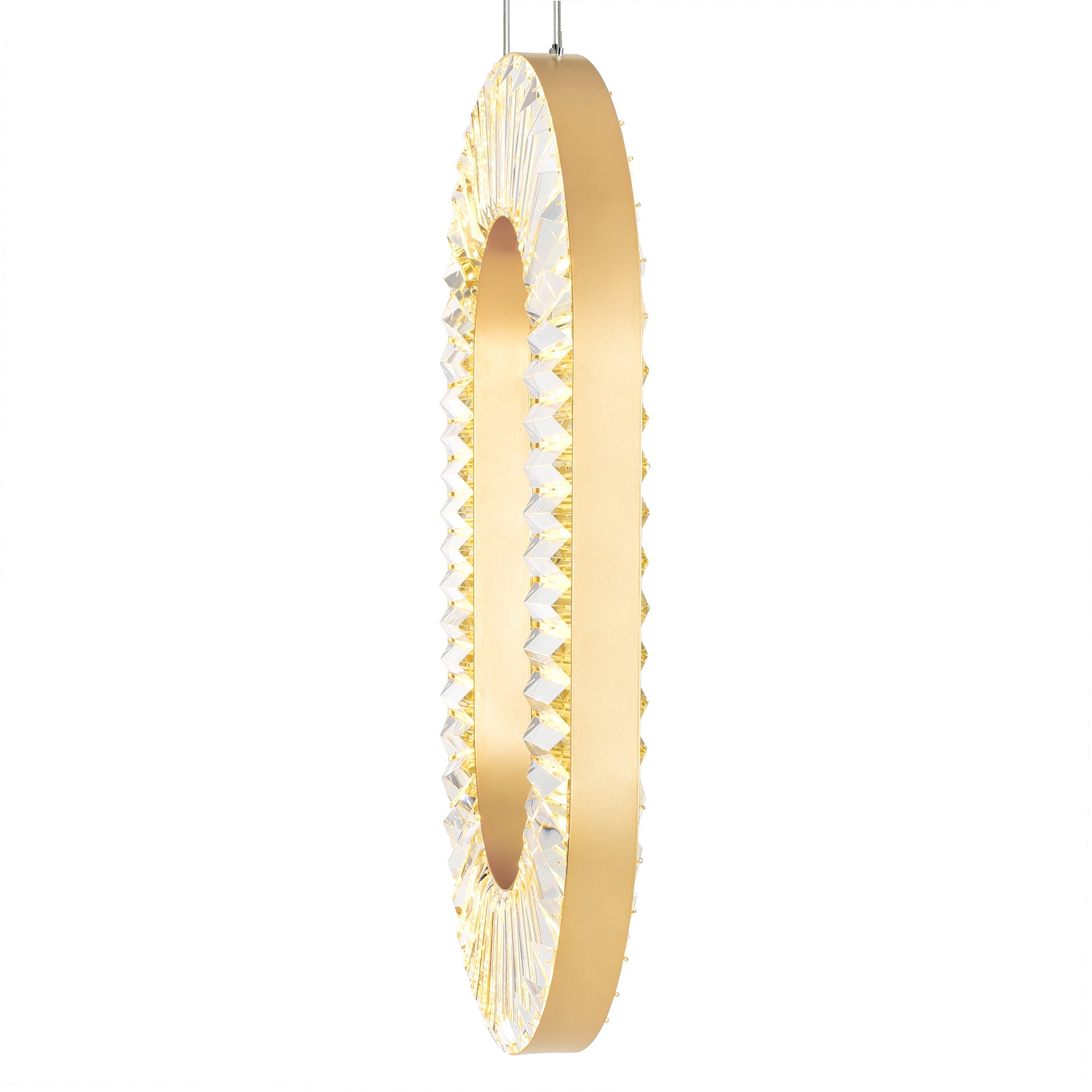 Bjoux LED Chandelier With Sun Gold Finish - CWI Lighting
