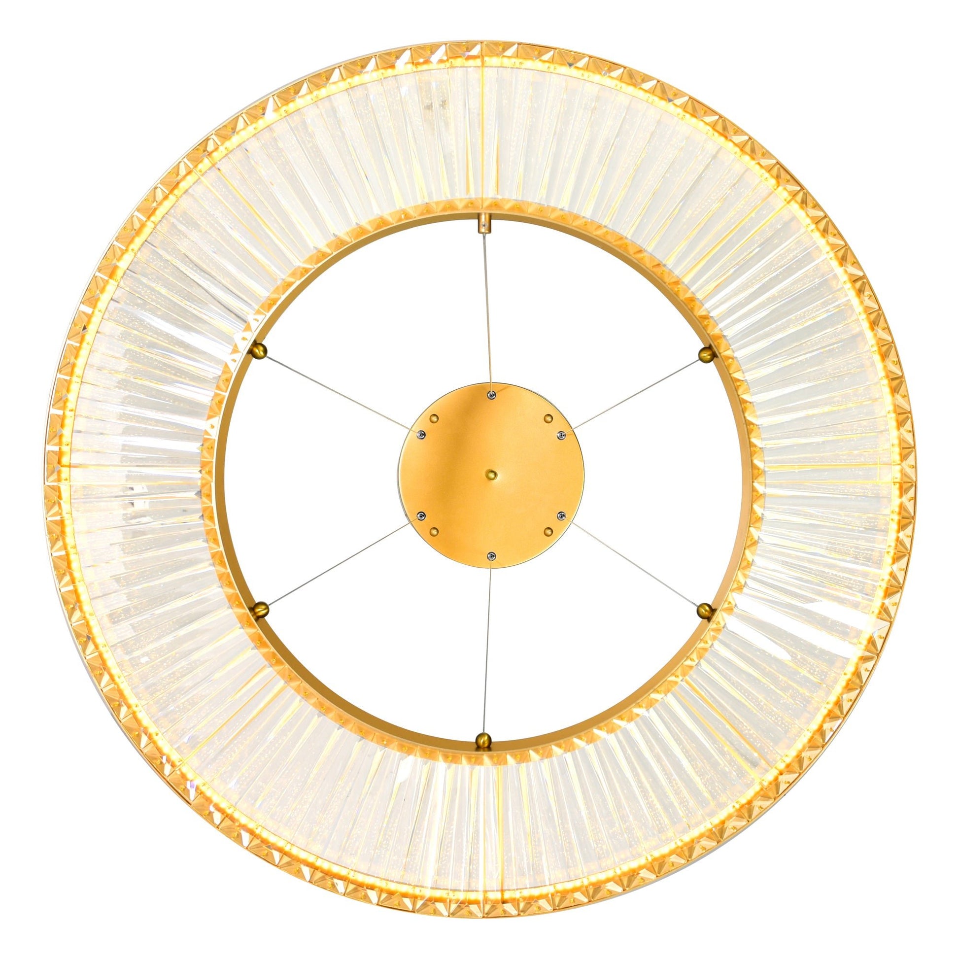 Bjoux LED Chandelier With Sun Gold Finish - CWI Lighting