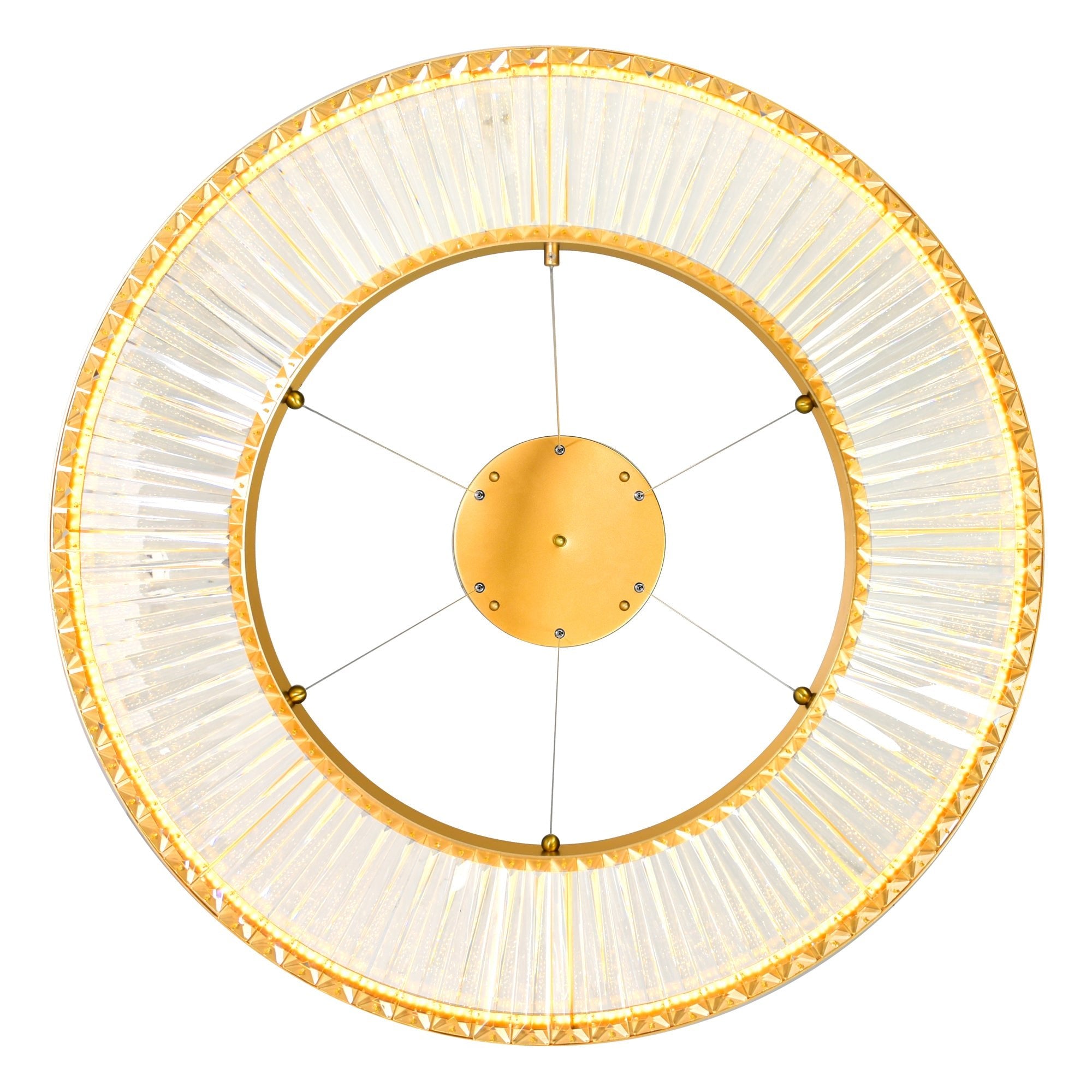 Bjoux LED Chandelier With Sun Gold Finish - CWI Lighting