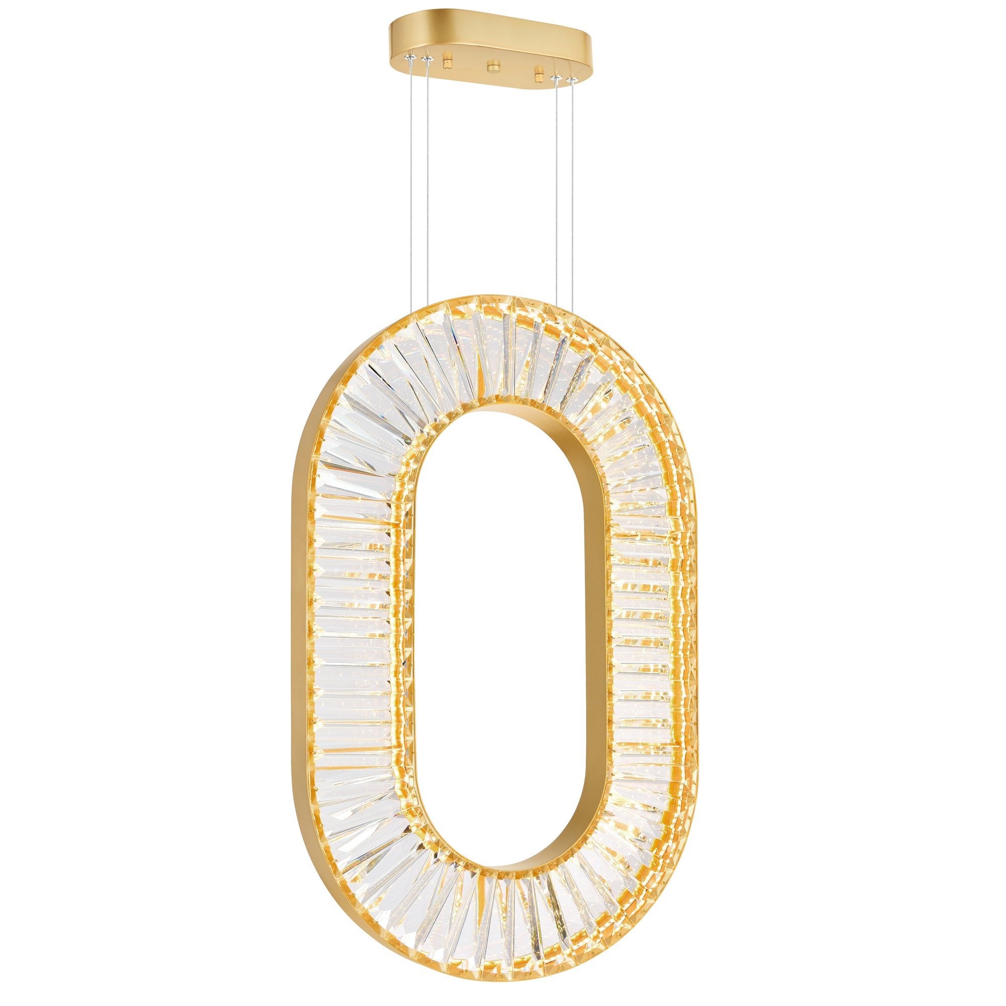 Bjoux LED Chandelier With Sun Gold Finish - CWI Lighting