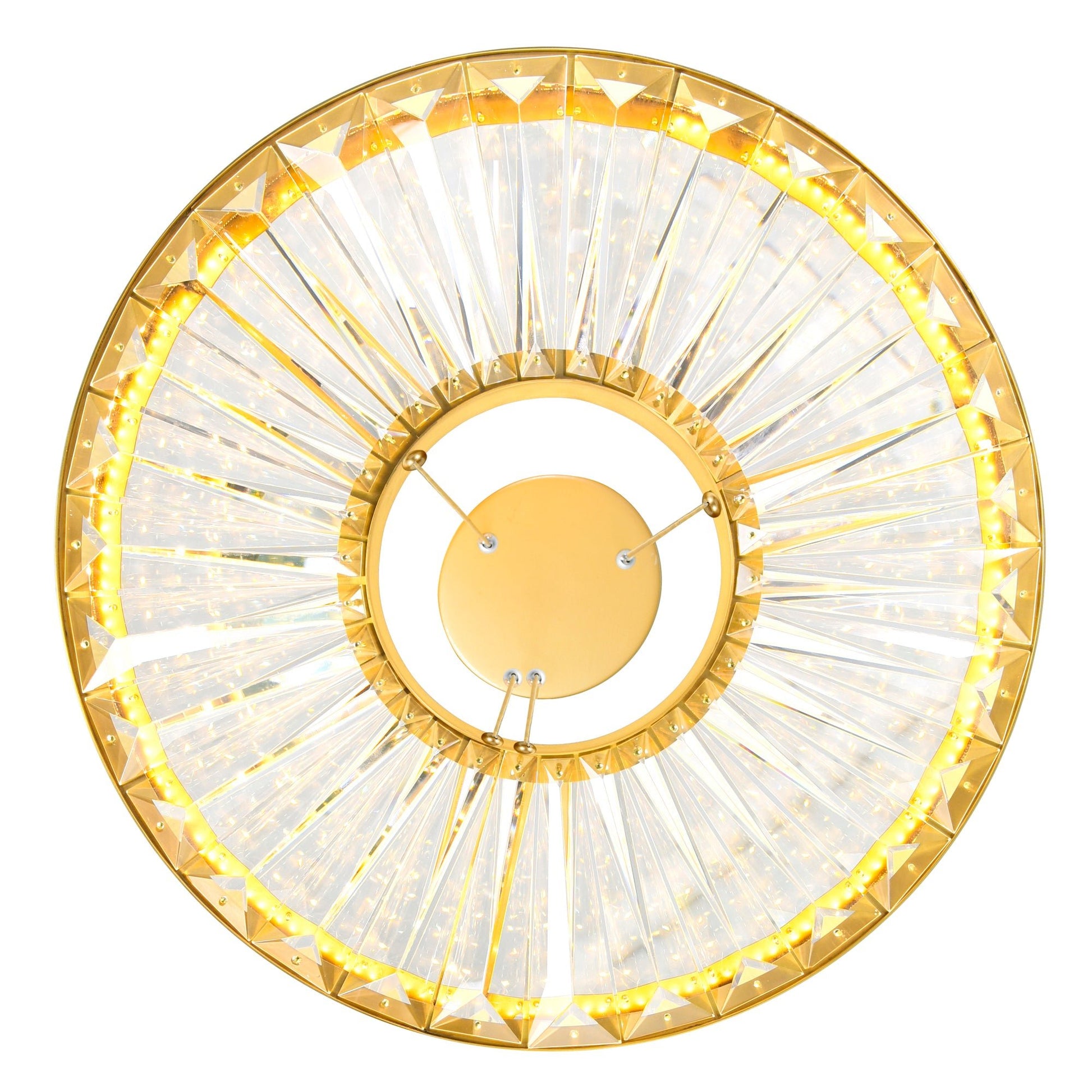 Bjoux LED Chandelier With Sun Gold Finish - CWI Lighting